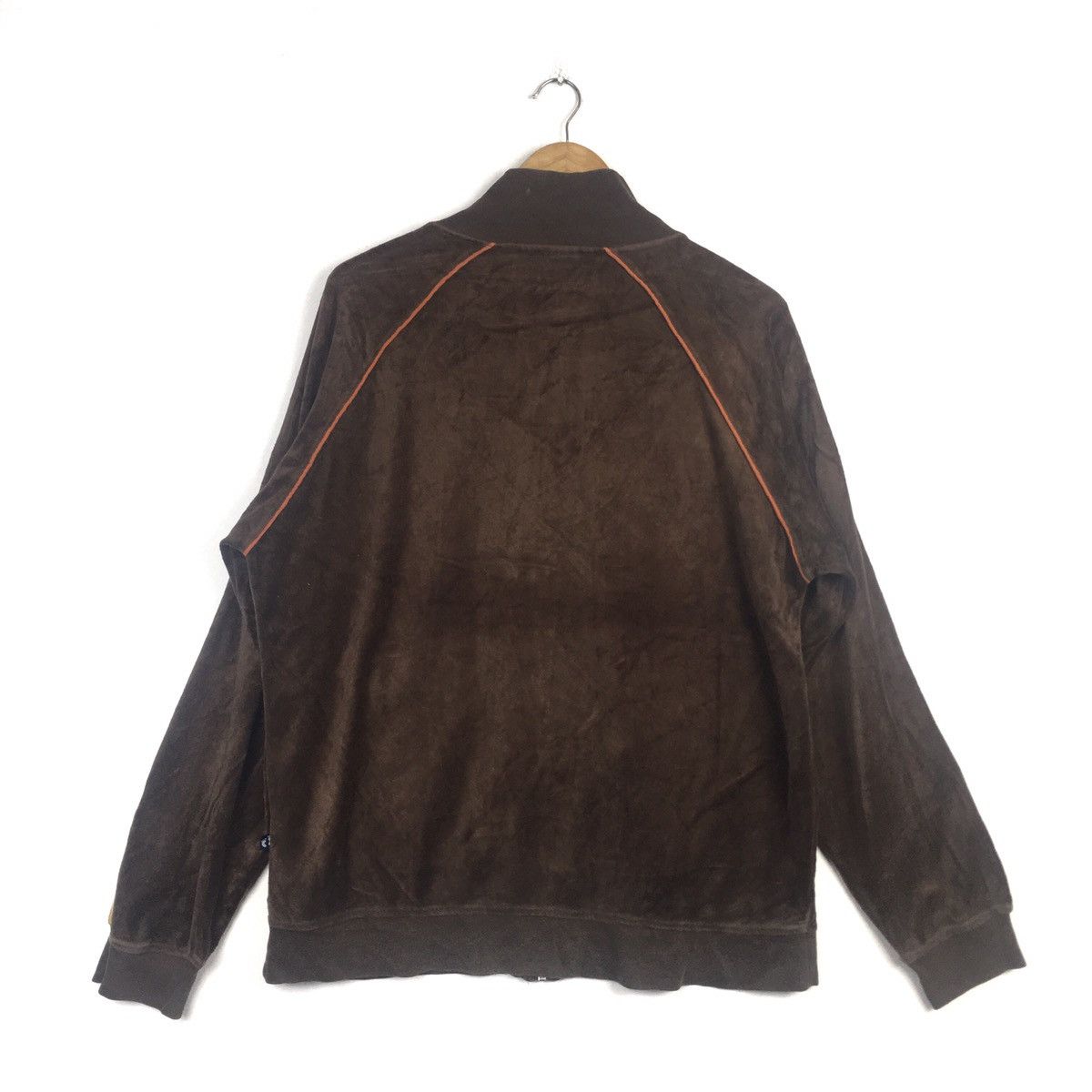 Hang Ten Vintage Hang Ten Zipped Fleece Brown Sweater Size US L / EU 52-54 / 3 - 3 Thumbnail