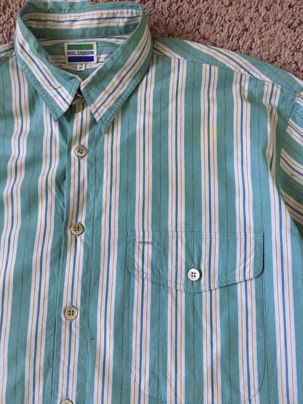 Nigel Cabourn Vintage stripe Shirt Size US M / EU 48-50 / 2 - 3 Thumbnail