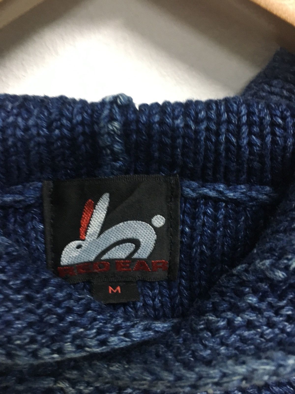 Indigo knitwear hoodie Size US M / EU 48-50 / 2 - 2 Thumbnail