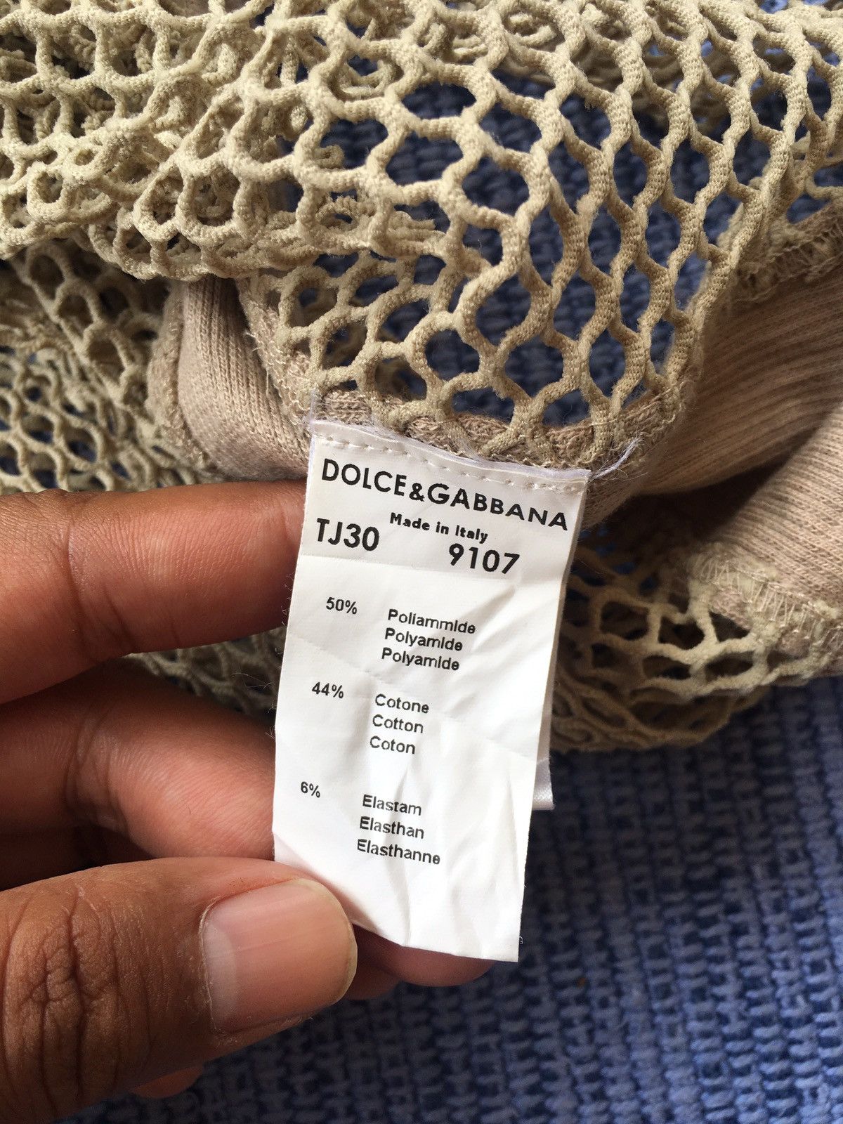 Dolce & Gabbana mesh tee Size US S / EU 44-46 / 1 - 4 Thumbnail