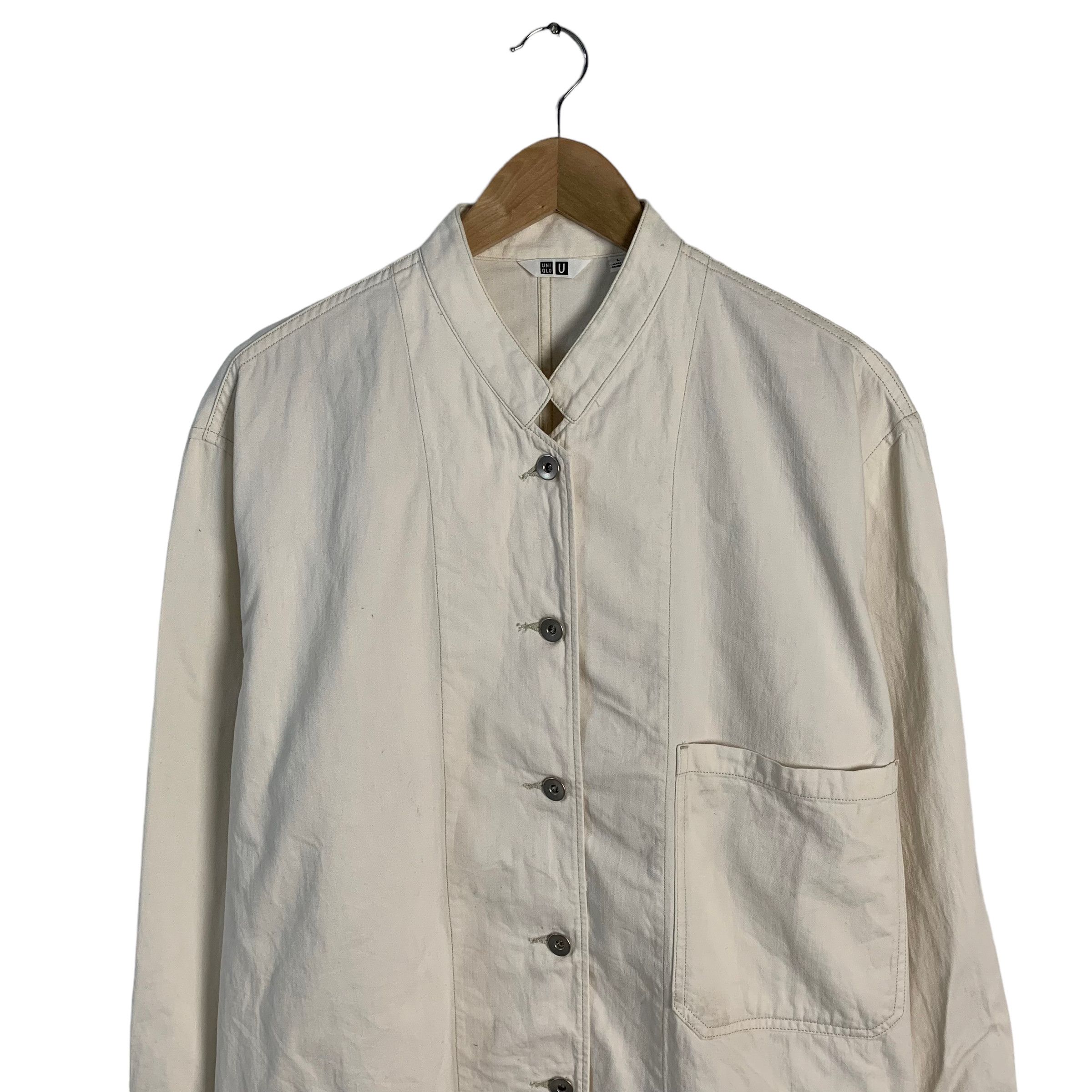 Lemaire × Uniqlo Uniqlo U Lemaire Casual Shirt Jacket Size US L / EU 52-54 / 3 - 3 Thumbnail