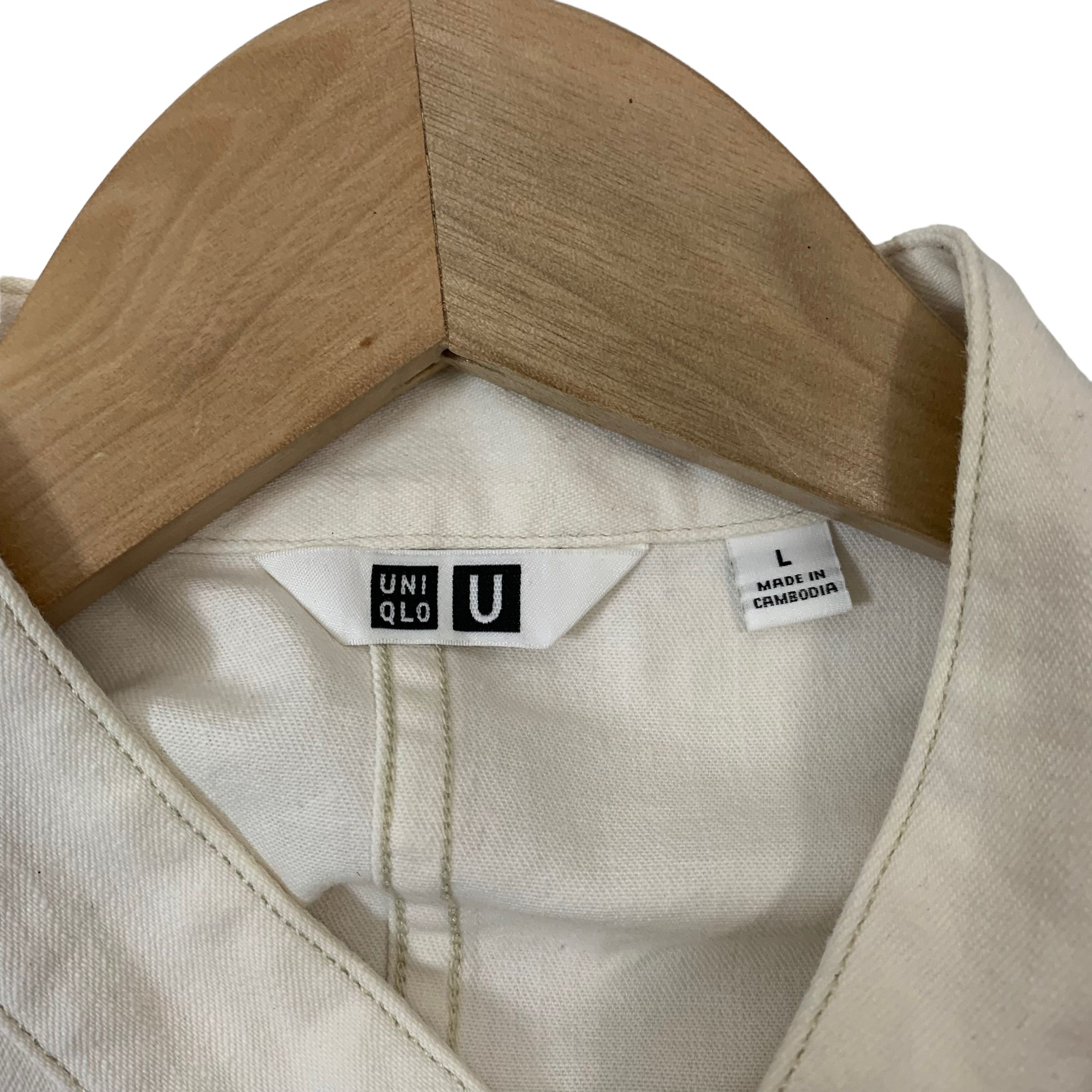 Lemaire × Uniqlo Uniqlo U Lemaire Casual Shirt Jacket Size US L / EU 52-54 / 3 - 5 Thumbnail