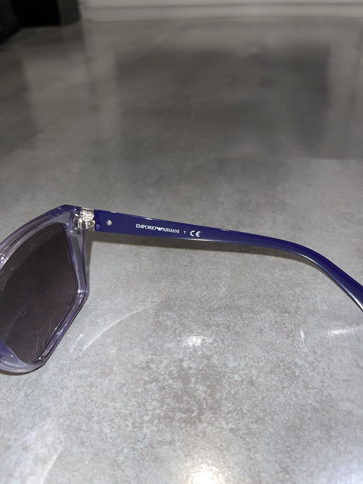 Emporio Armani Emporio Armani EA4026 5071/8H Violet Sunglasses Size ONE SIZE - 11 Thumbnail