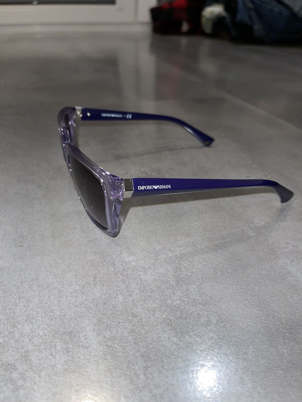 Emporio Armani Emporio Armani EA4026 5071/8H Violet Sunglasses Size ONE SIZE - 6 Thumbnail