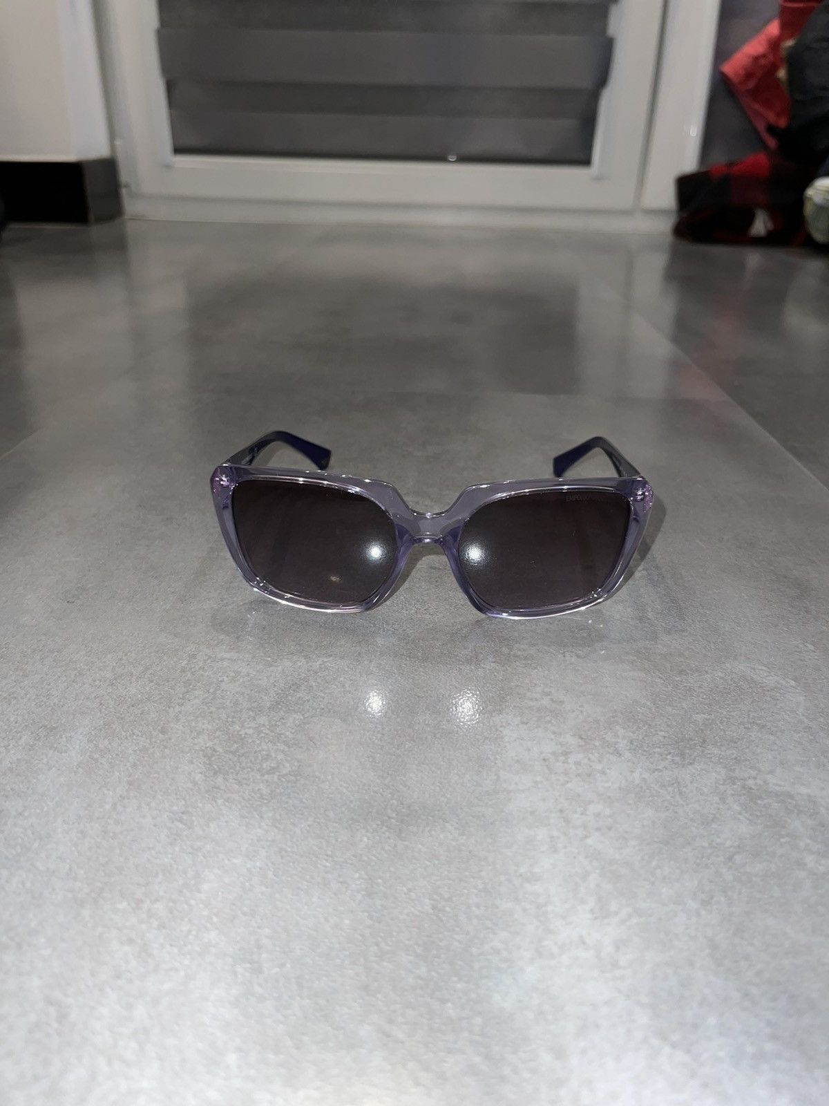 Emporio Armani Emporio Armani EA4026 5071/8H Violet Sunglasses Size ONE SIZE - 2 Thumbnail