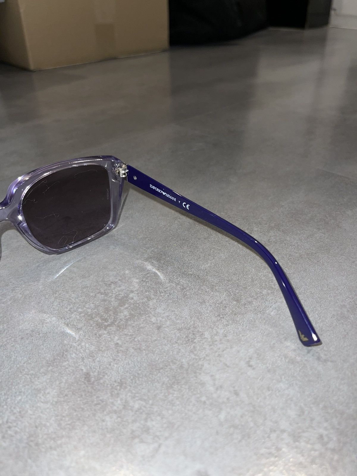 Emporio Armani Emporio Armani EA4026 5071/8H Violet Sunglasses Size ONE SIZE - 10 Thumbnail