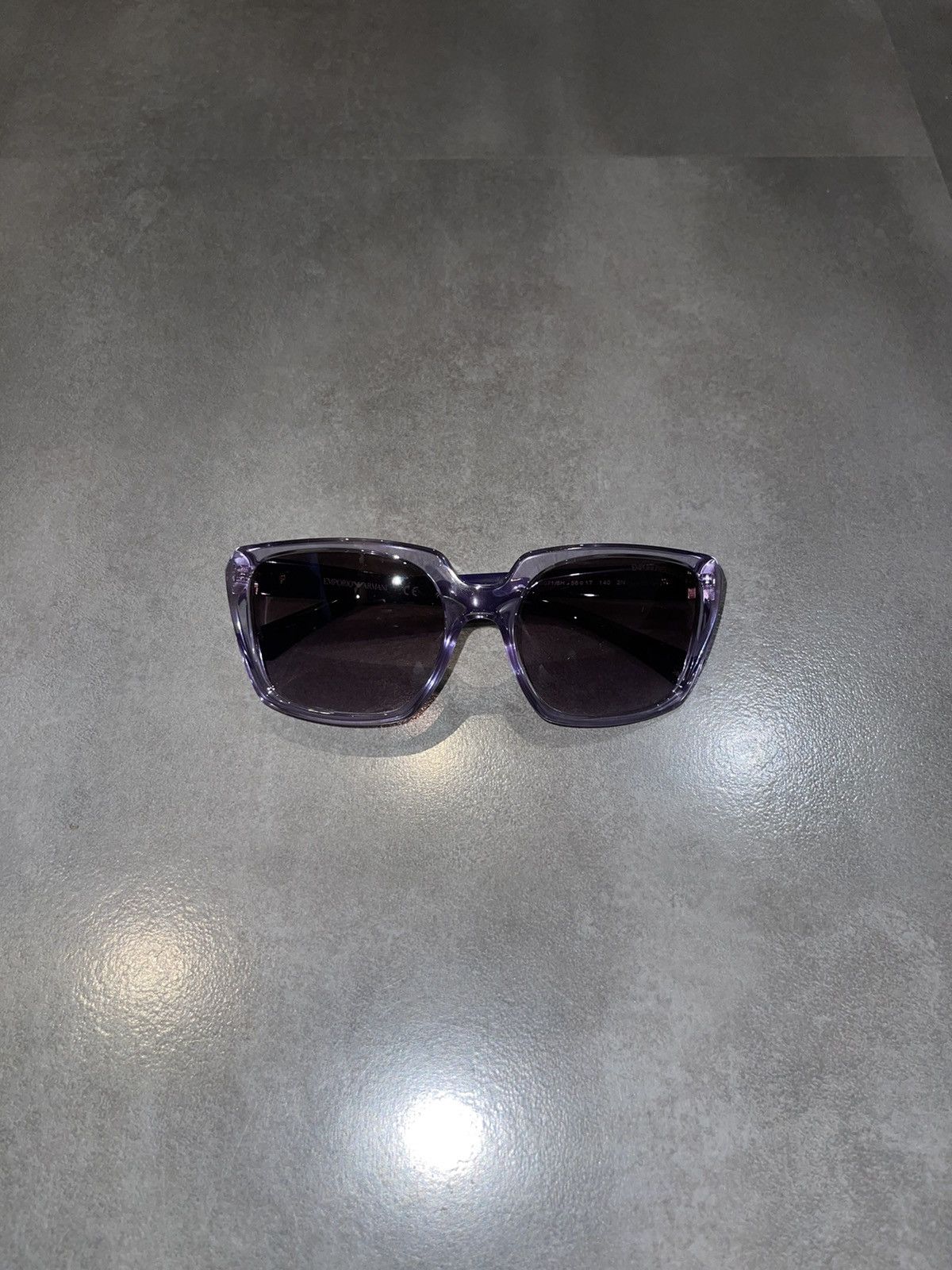 Emporio Armani Emporio Armani EA4026 5071/8H Violet Sunglasses Size ONE SIZE - 4 Thumbnail