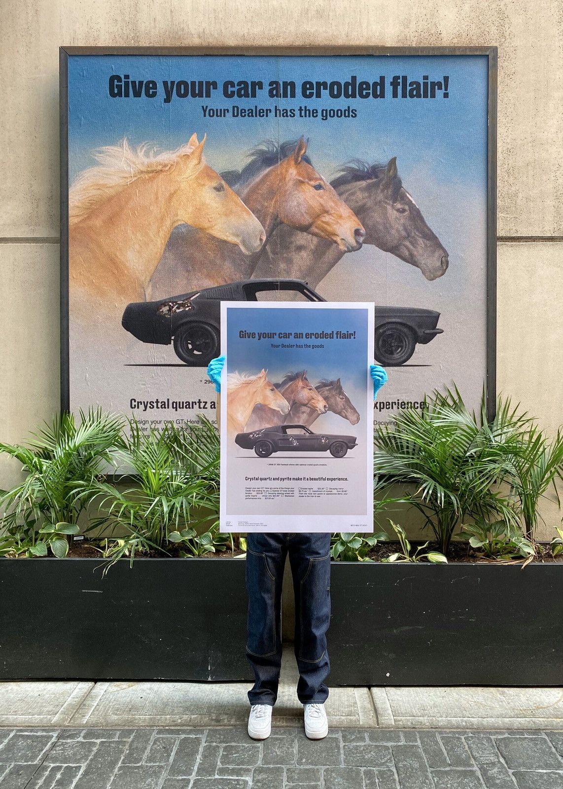 Daniel Arsham Daniel Arsham Mustang GT Advertisement Poster Size ONE SIZE - 2 Thumbnail