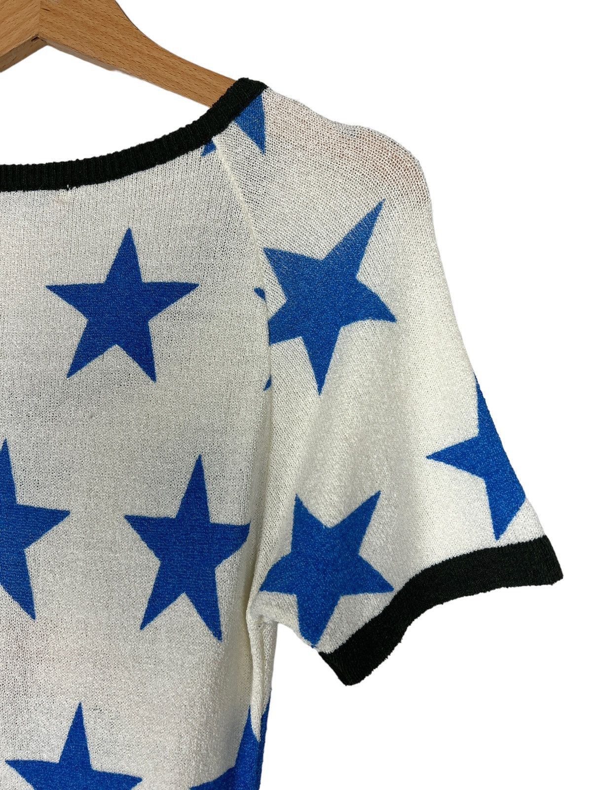 Hysteric Glamour Vintage Hysteric Glamour Wide Neck Stretchable Knit Tshirt Size XS / US 0-2 / IT 36-38 - 6 Thumbnail