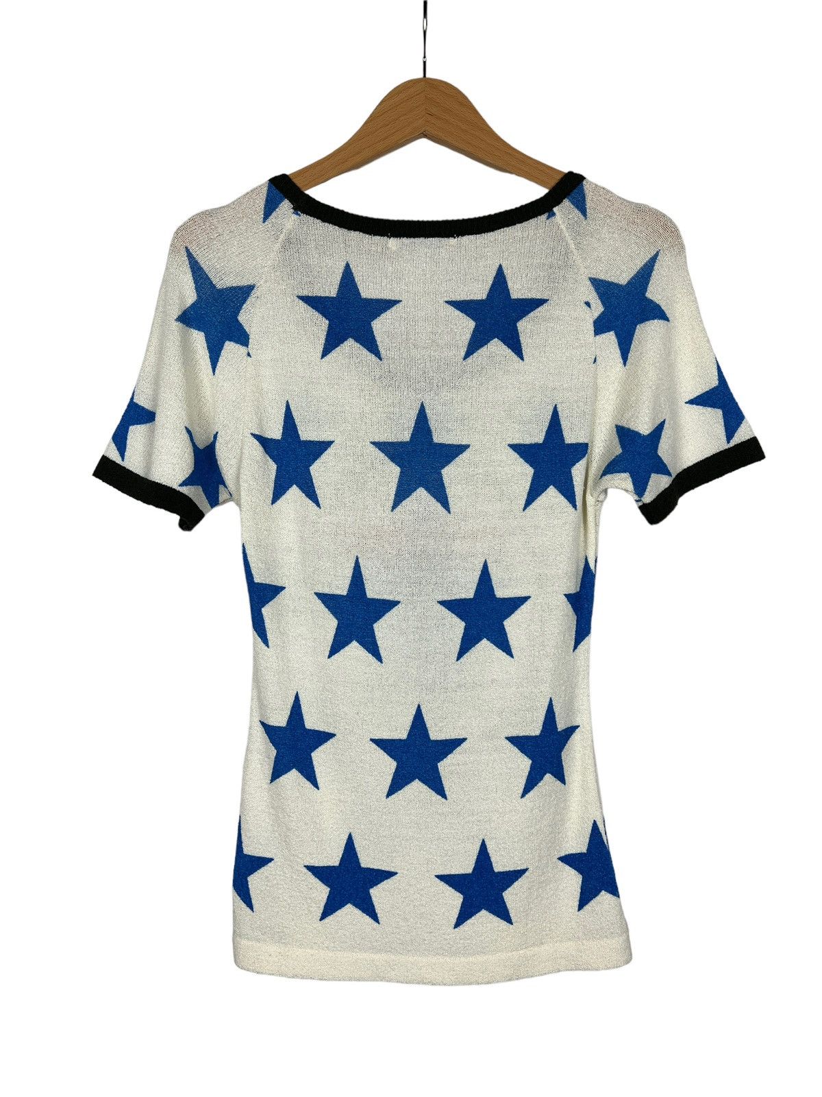 Hysteric Glamour Vintage Hysteric Glamour Wide Neck Stretchable Knit Tshirt Size XS / US 0-2 / IT 36-38 - 2 Thumbnail