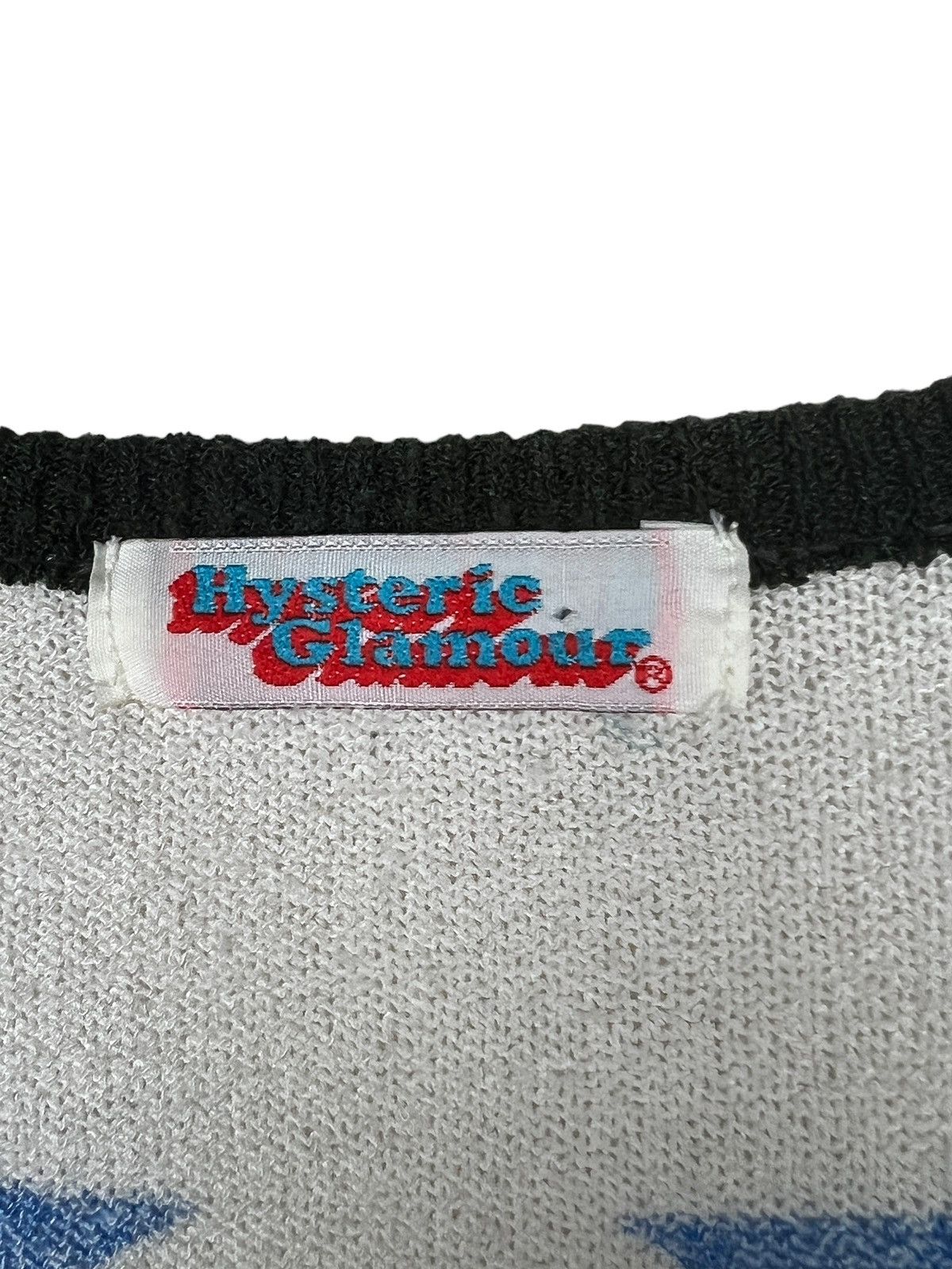 Hysteric Glamour Vintage Hysteric Glamour Wide Neck Stretchable Knit Tshirt Size XS / US 0-2 / IT 36-38 - 5 Thumbnail