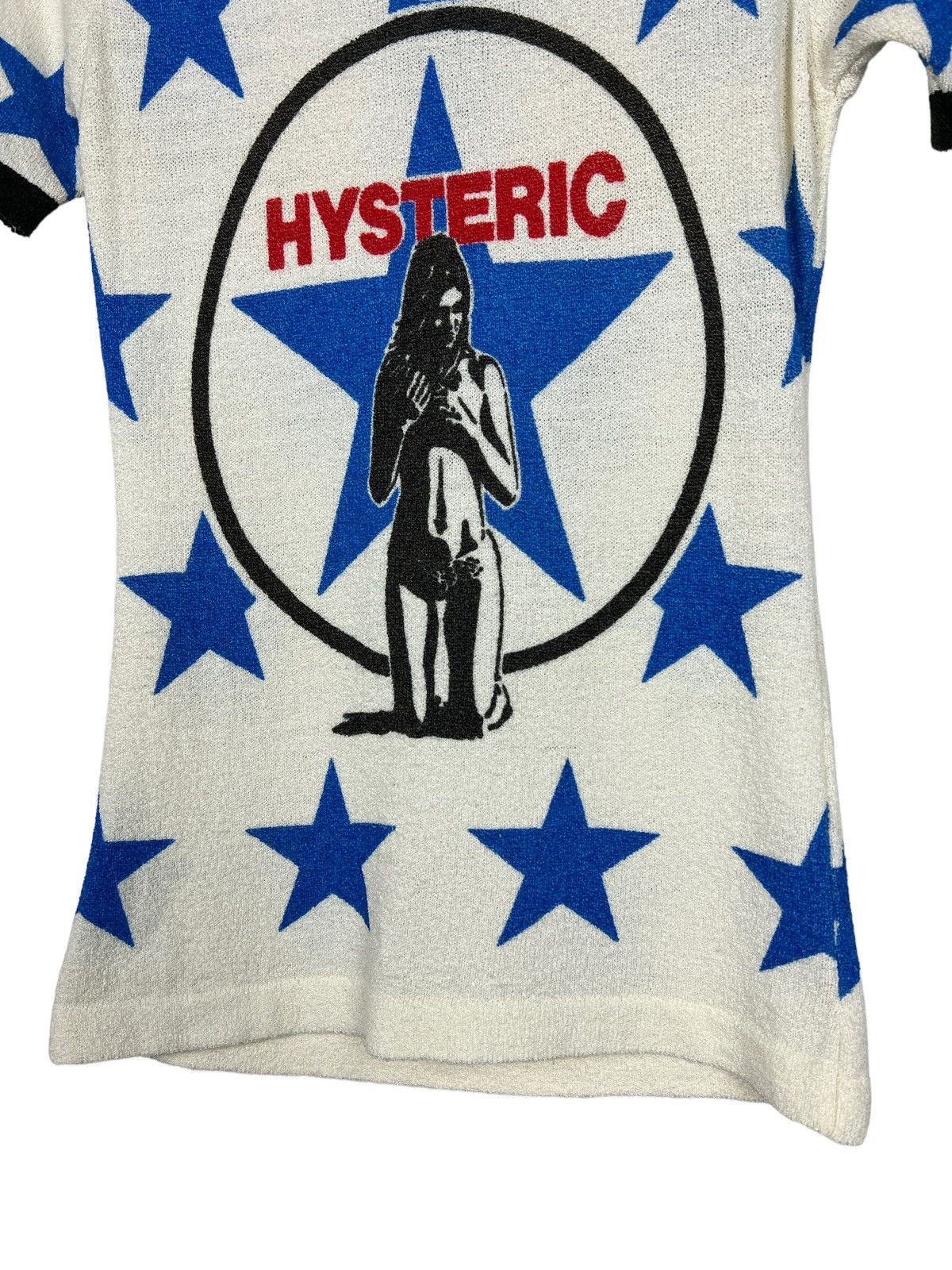 Hysteric Glamour Vintage Hysteric Glamour Wide Neck Stretchable Knit Tshirt Size XS / US 0-2 / IT 36-38 - 3 Thumbnail