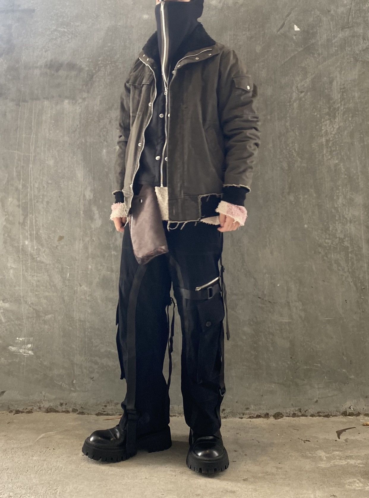 Undercover AW05 "Arts & Crafts" Fur-Lined Distressed Military Jacket Size US M / EU 48-50 / 2 - 2 Thumbnail