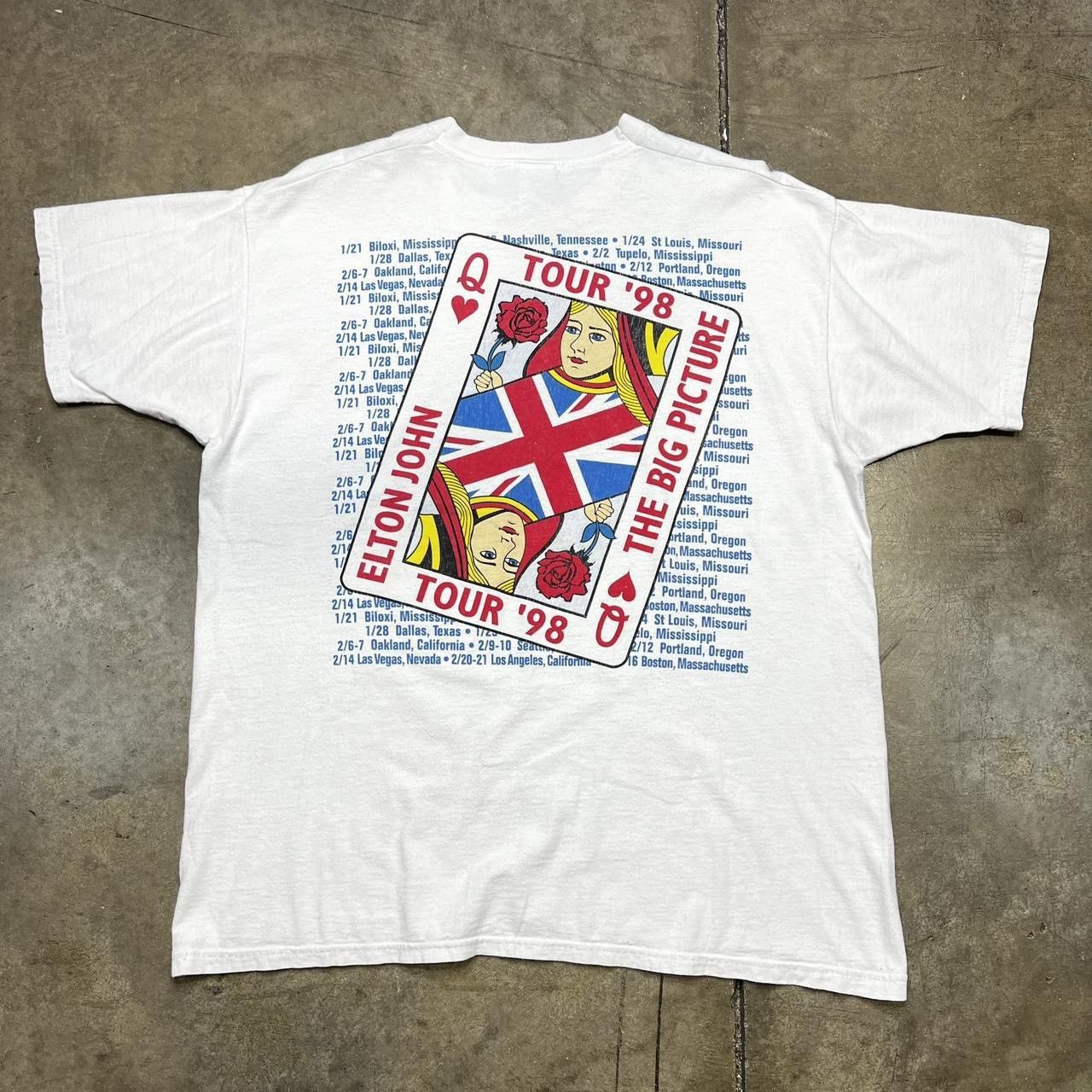 90s ELTON JOHN THE BIG PICTURE TOUR Tシャツ 古着 90s Elton John