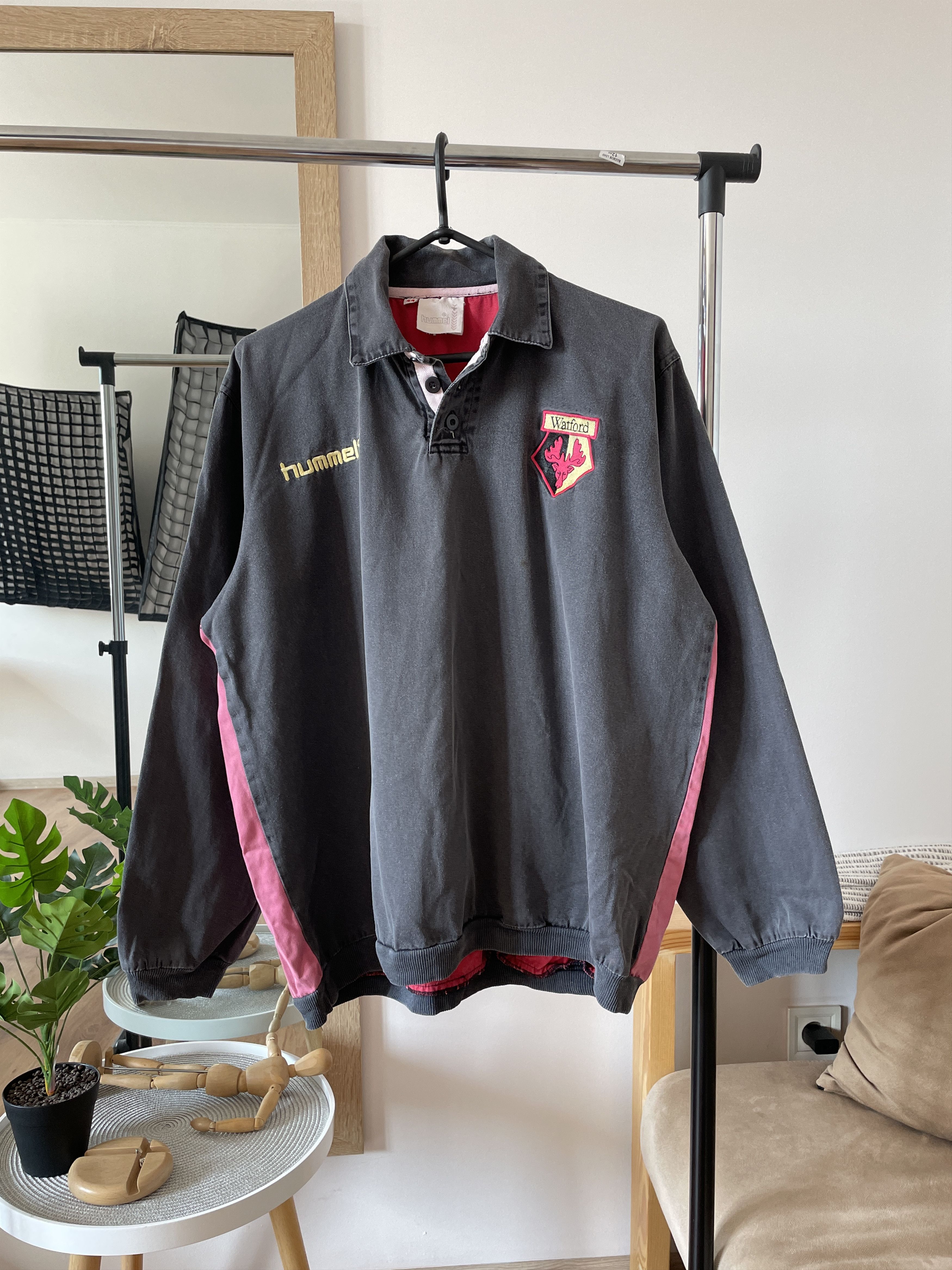 Hummel Watford F.C. Hummel Vintage 90's Training Sweatshirt Size US L / EU 52-54 / 3 - 1 Thumbnail