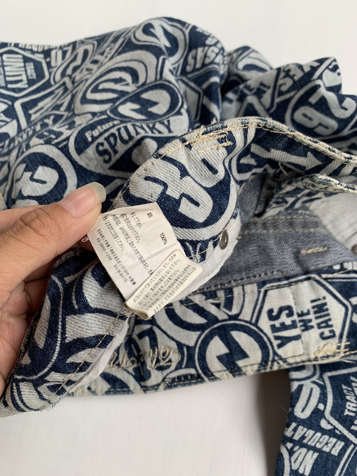 Hysteric Glamour Japanese Original Jeans Full Print Hysteric Style Y2K Size US 32 / EU 48 - 6 Thumbnail