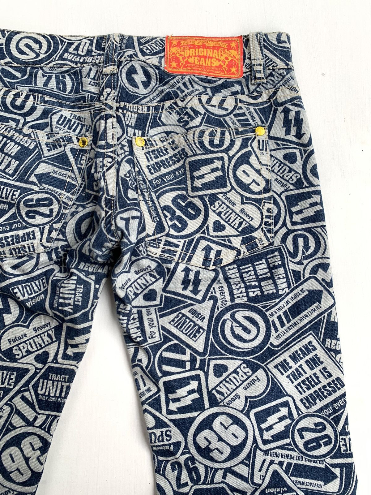 Hysteric Glamour Japanese Original Jeans Full Print Hysteric Style Y2K Size US 32 / EU 48 - 3 Thumbnail