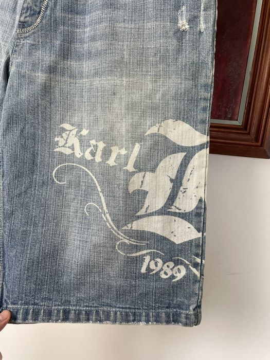 Vintage Karl Kani Vintage 90s Baggy Denim Shorts Jeans Rap Skate