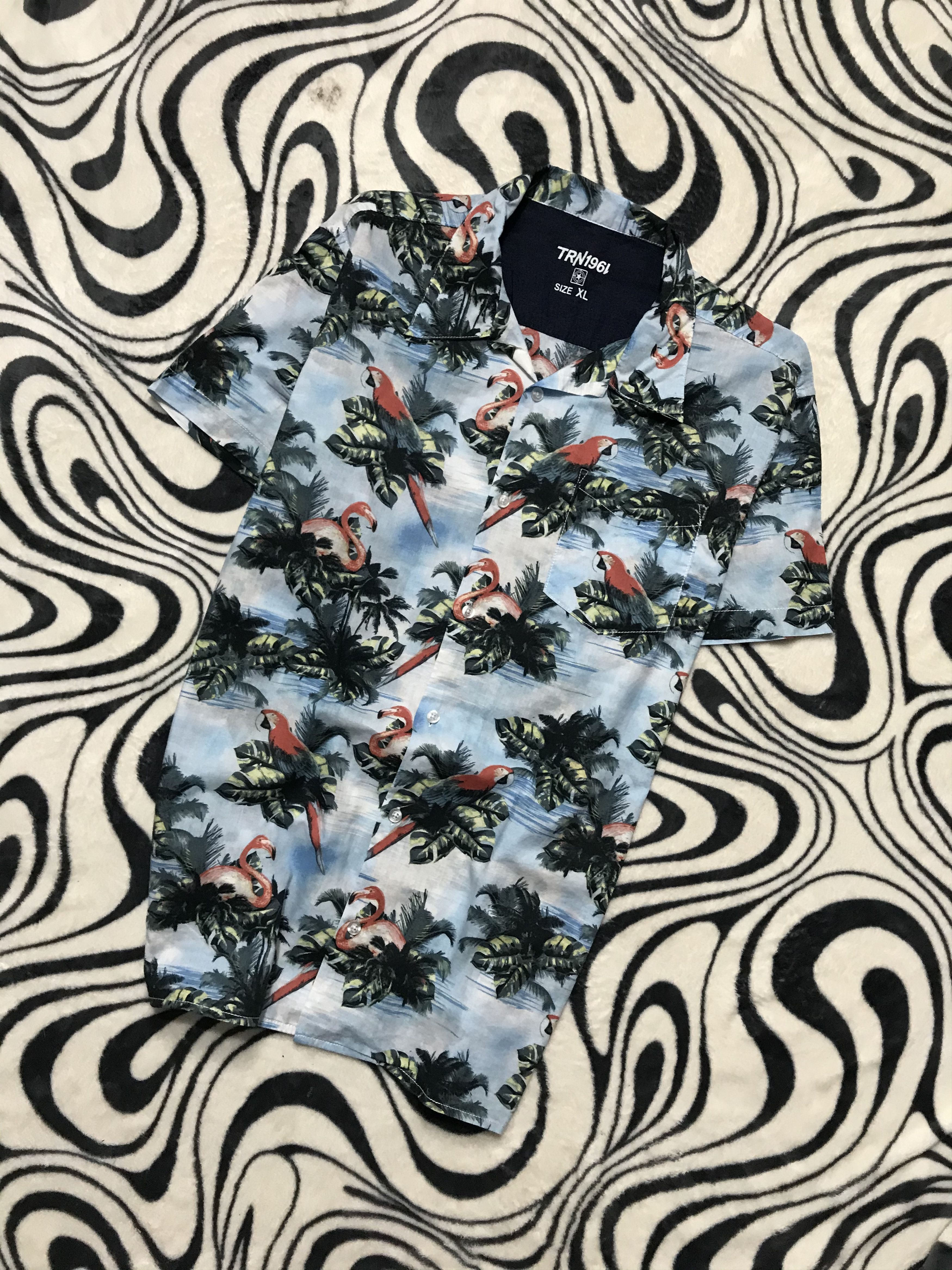 Vintage Vintage Hawaiian Shirt Full Printed Size US XL / EU 56 / 4 - 1 Thumbnail