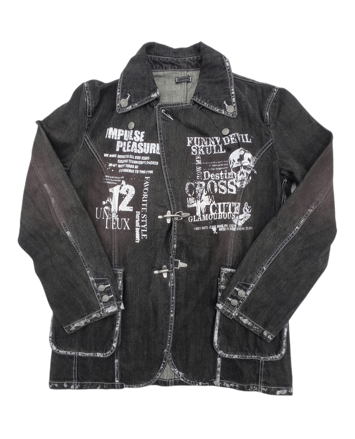 Other 🔥Skull Punk it Denim Jacket Size US M / EU 48-50 / 2 - 1 Thumbnail