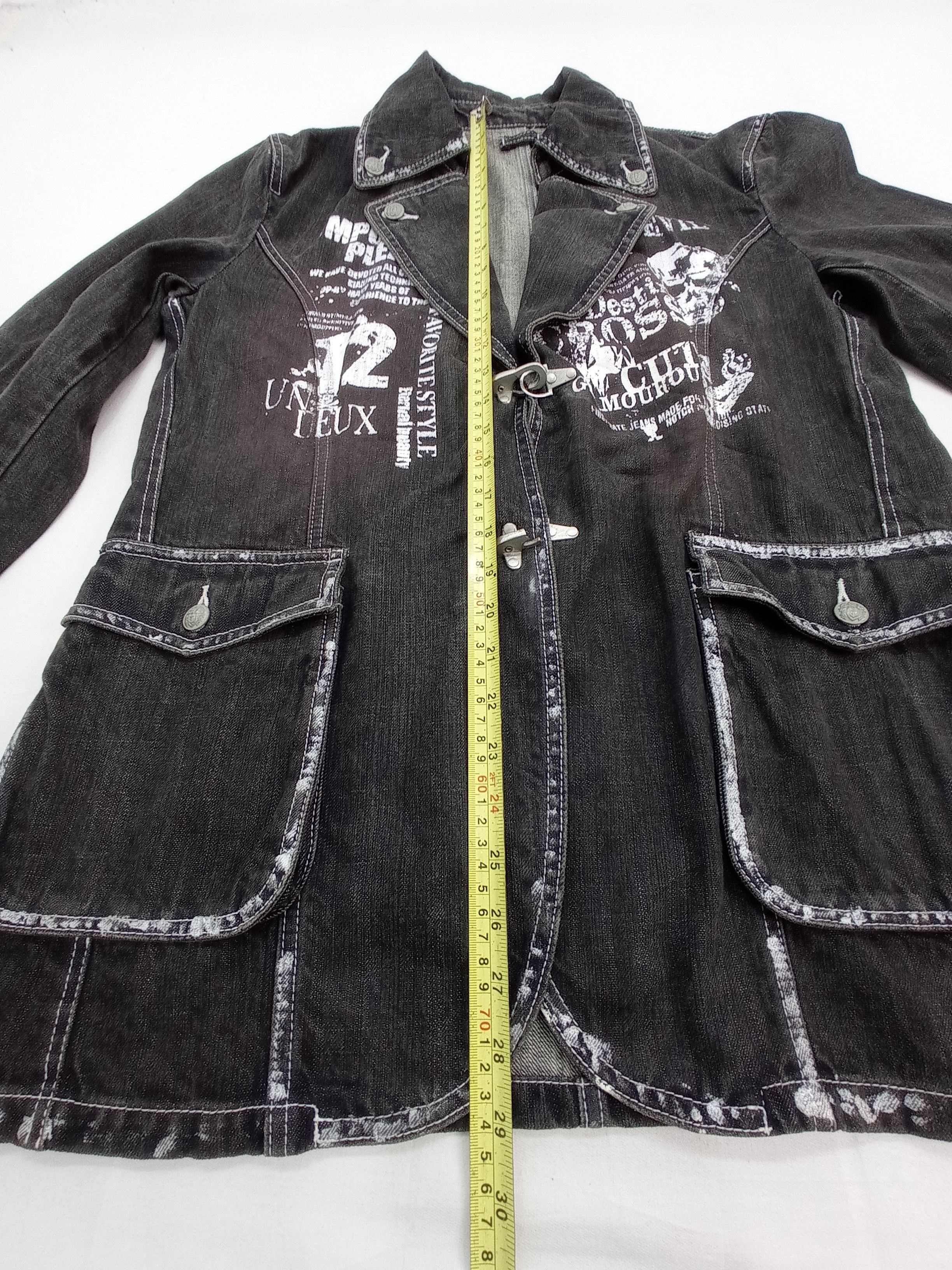 Other 🔥Skull Punk it Denim Jacket Size US M / EU 48-50 / 2 - 22 Thumbnail