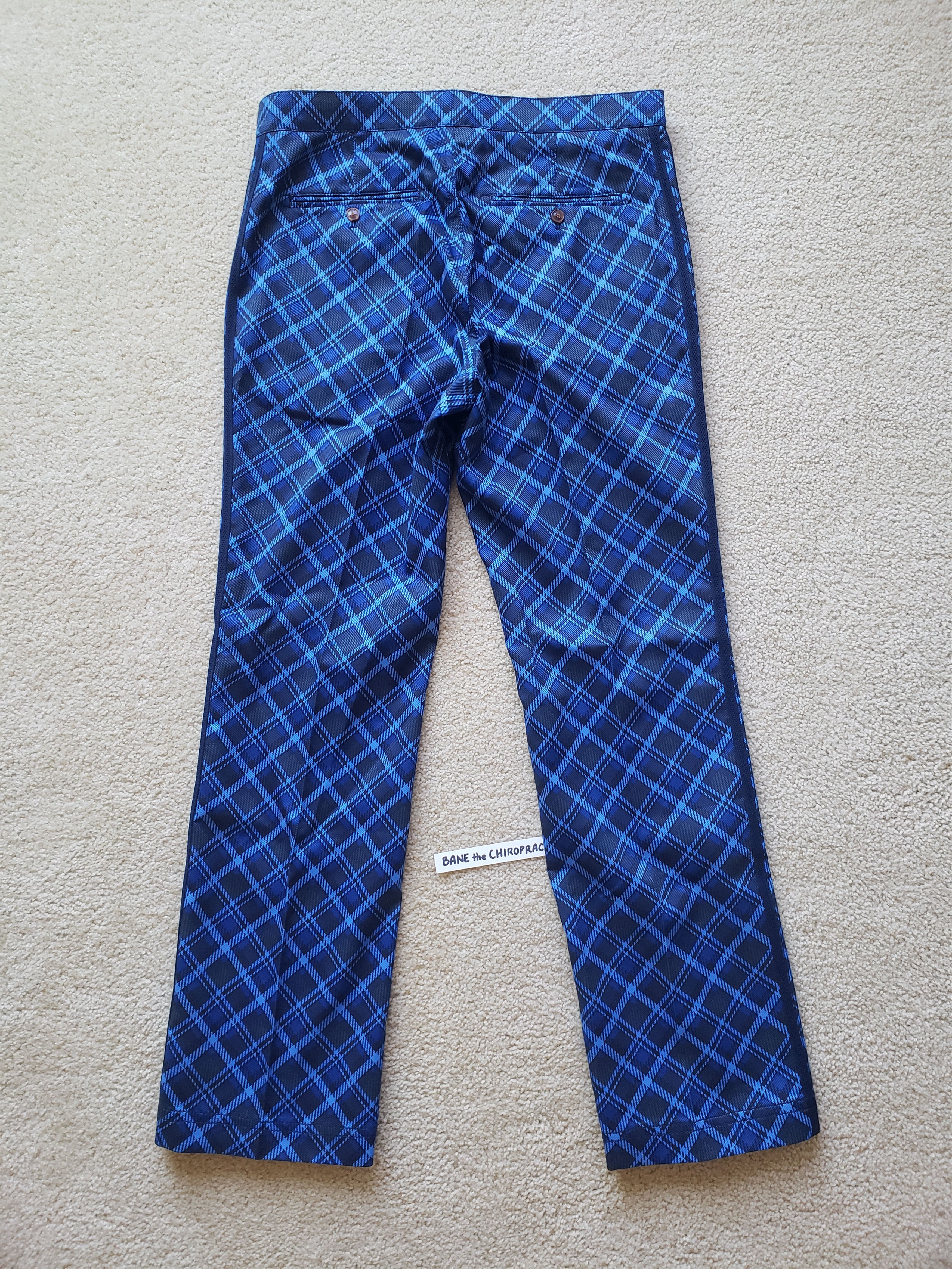 Adidas NEW ADIDAS x Wales Bonner Blue Tartan Track Pants L GU0753 Size US 36 / EU 52 - 2 Preview