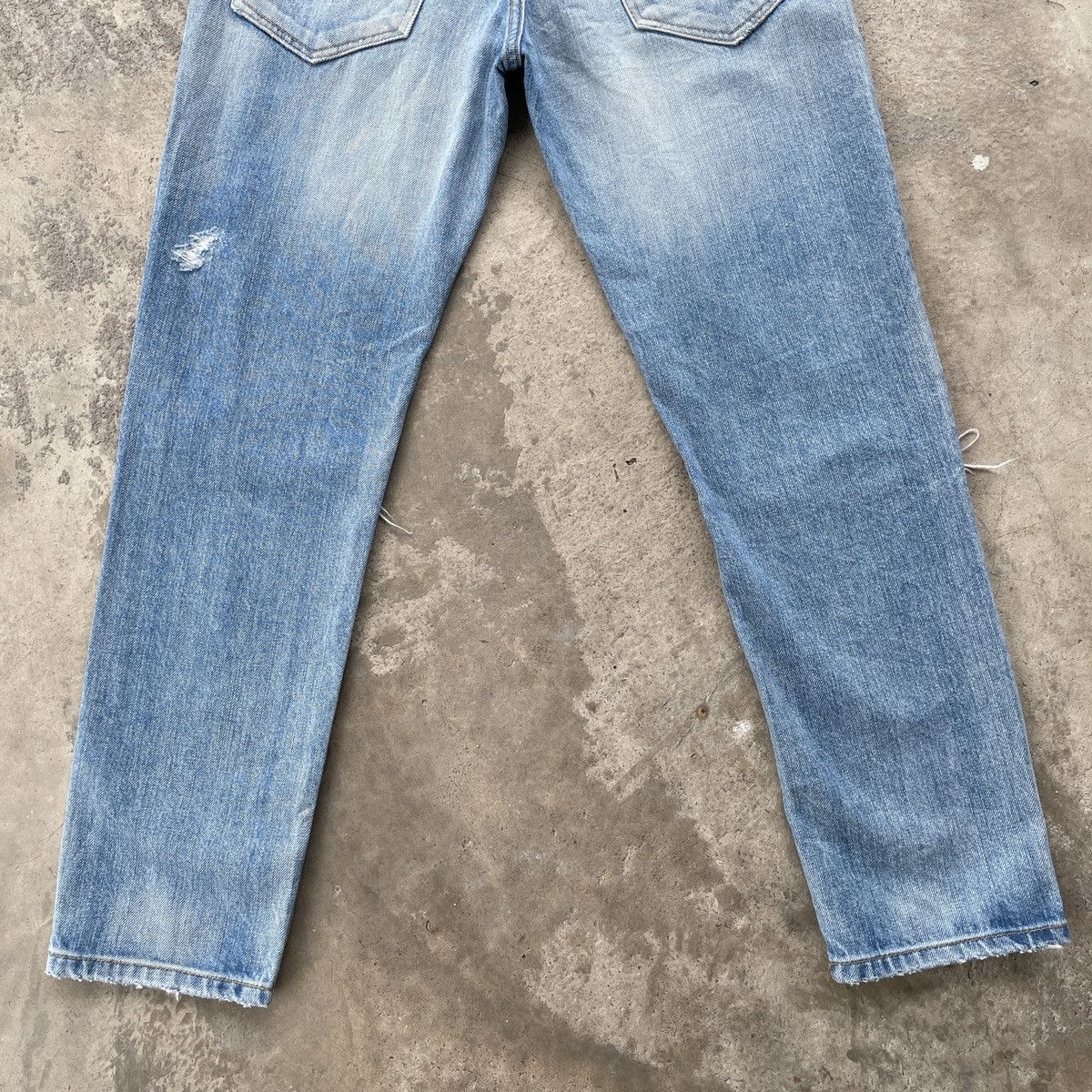 Designer Vintage Muse Deuxieme Classe Distressed Jeans Pants 30x26.5 Size US 30 / EU 46 - 10 Thumbnail