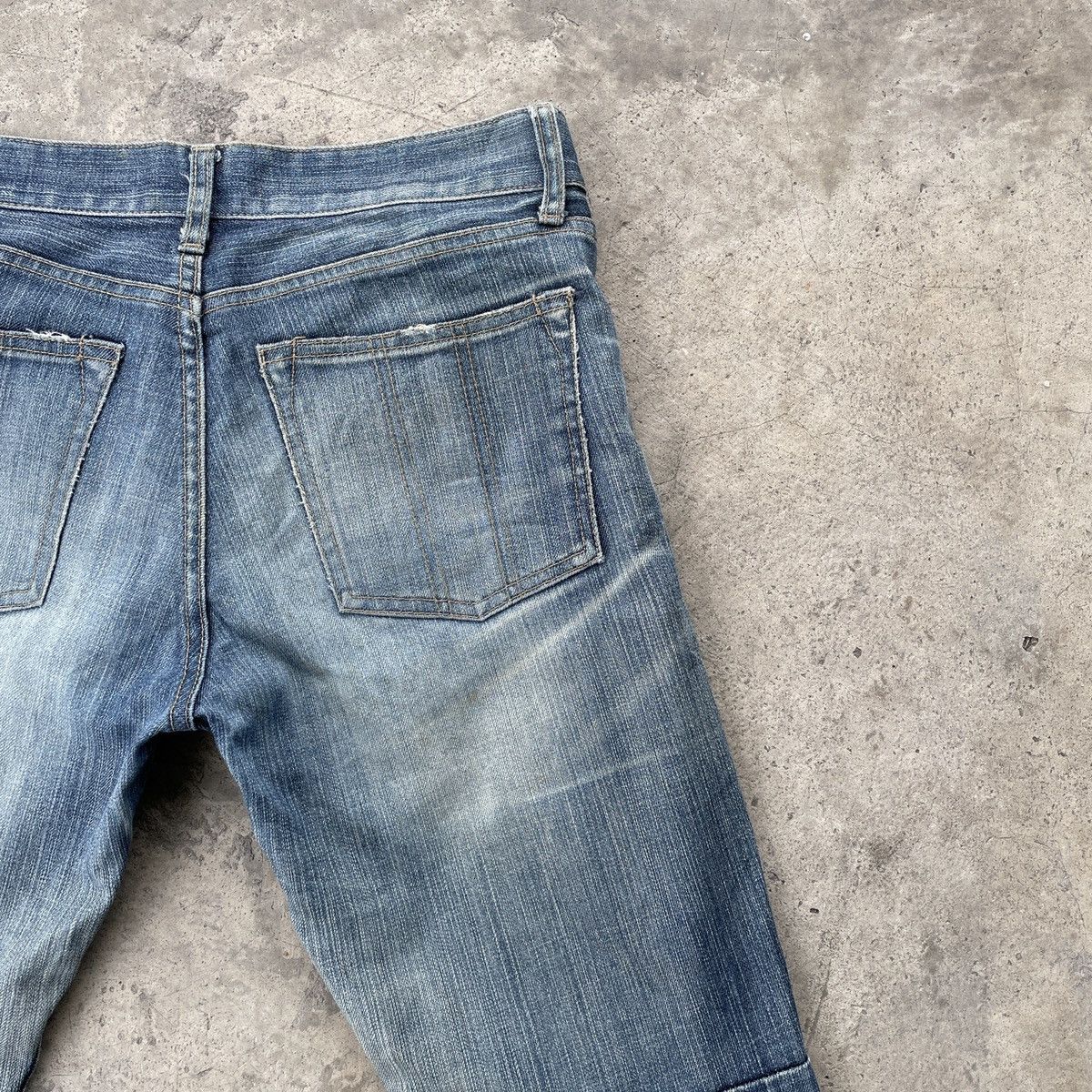 Japanese Brand Vintage Kiyoko Takase Bush Pocket Distressed Jeans Pants Size US 32 / EU 48 - 9 Thumbnail