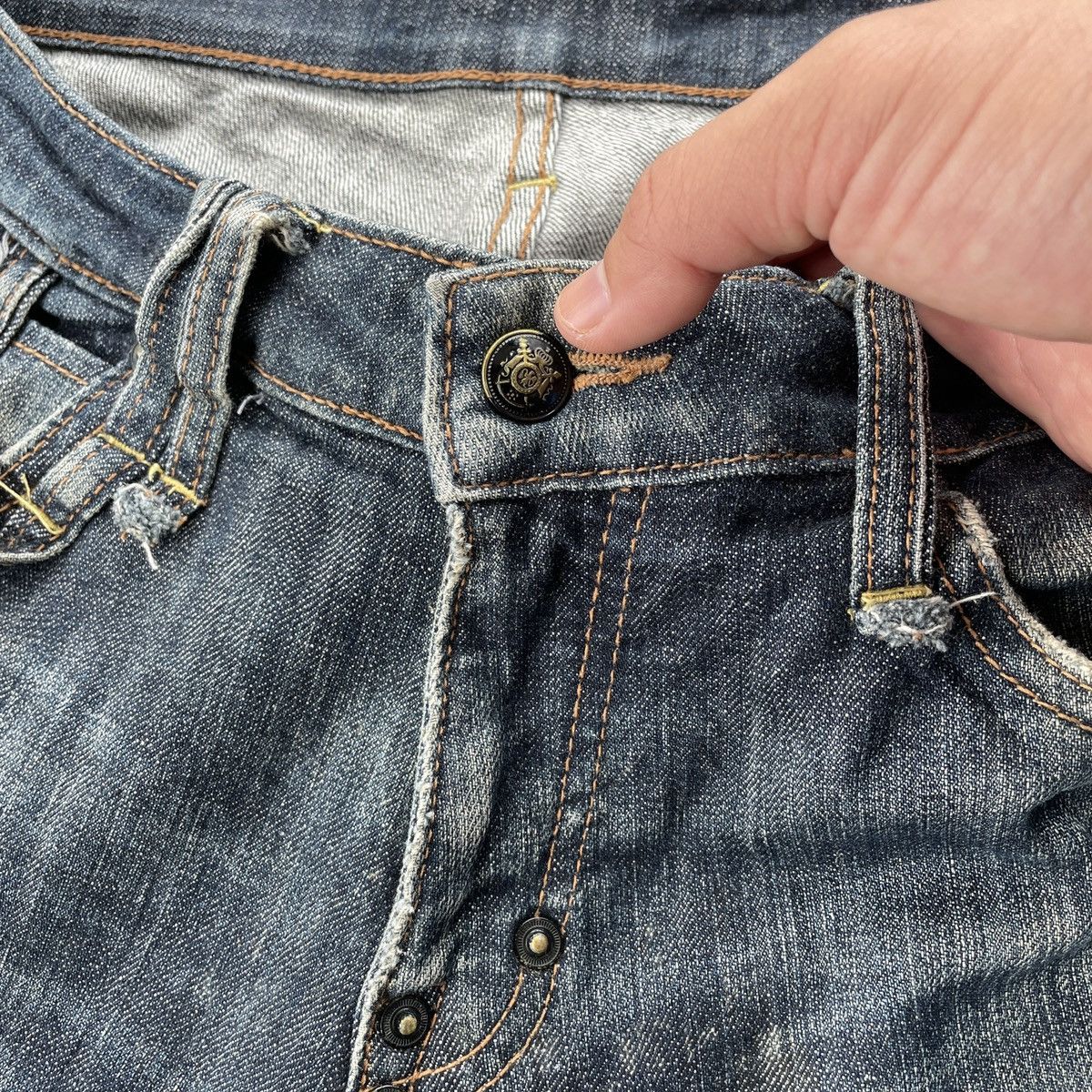 Japanese Brand Japanese Vintage Jeans 32x32 Japanese Vintage Denim Pants Size US 32 / EU 48 - 6 Thumbnail