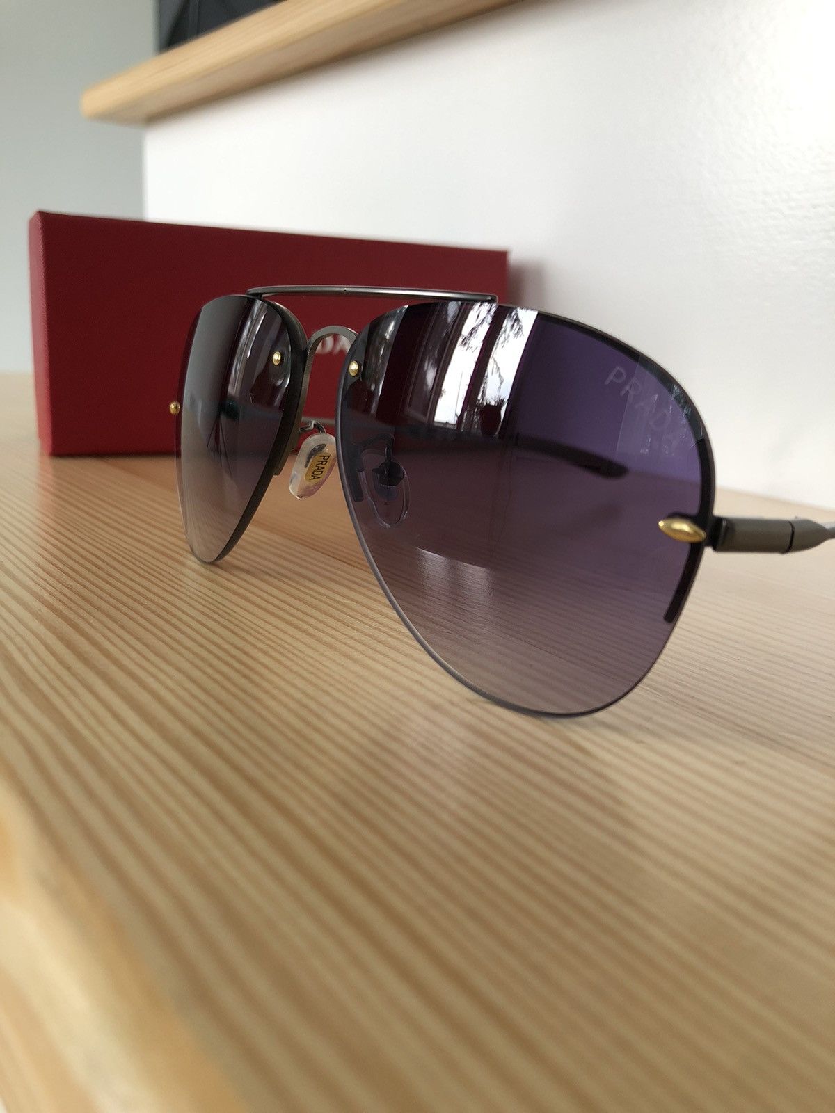 Prada × Vintage Glasses prada Size ONE SIZE - 3 Thumbnail
