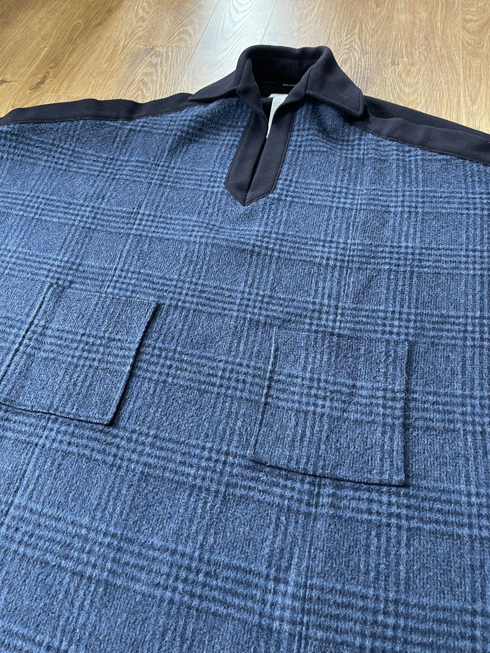 Maison Margiela Line 1 A/W2019 Wool Alpaca Asymmetric Size US XL / EU 56 / 4 - 2 Thumbnail