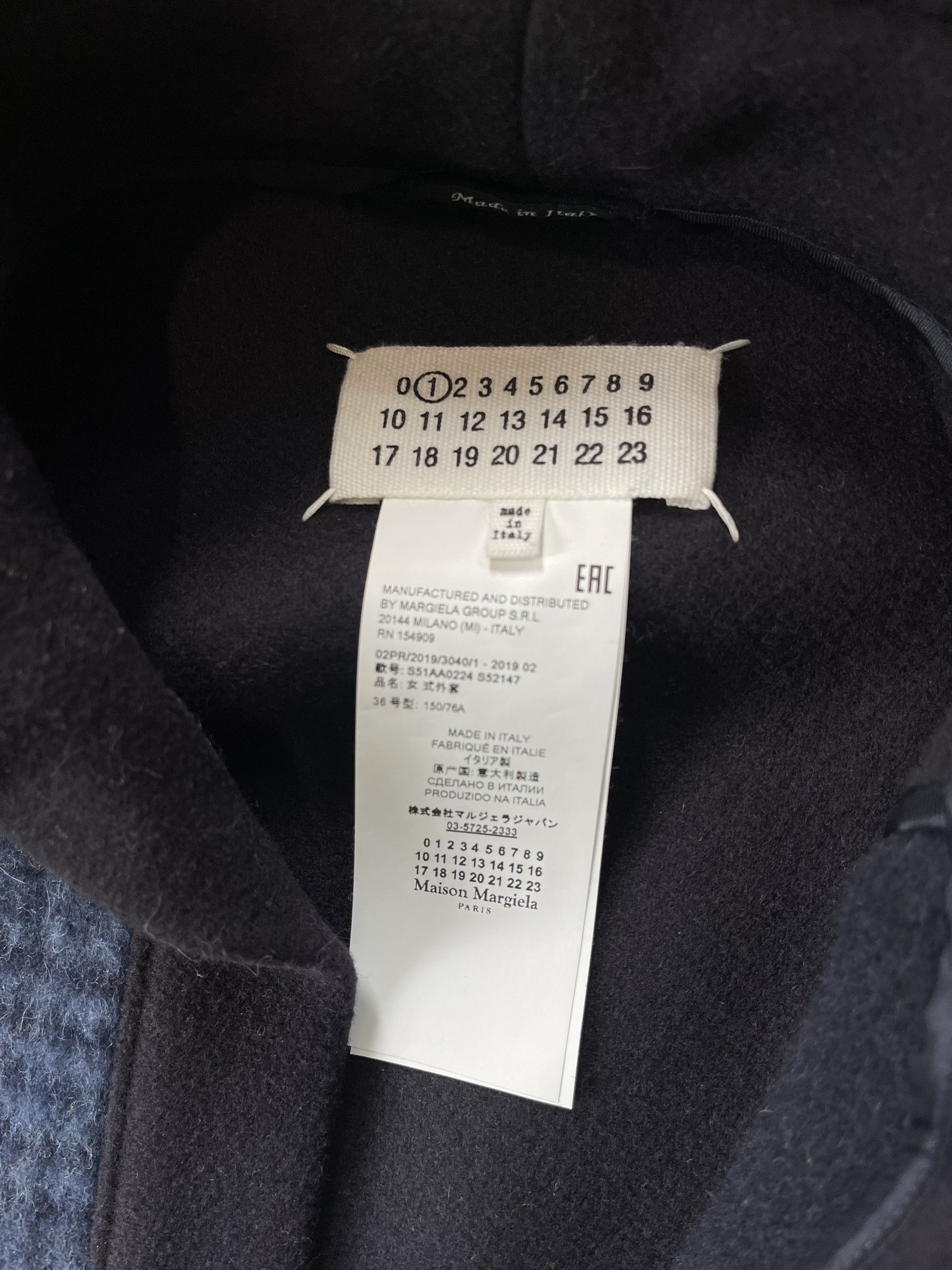 Maison Margiela Line 1 A/W2019 Wool Alpaca Asymmetric Size US XL / EU 56 / 4 - 3 Thumbnail
