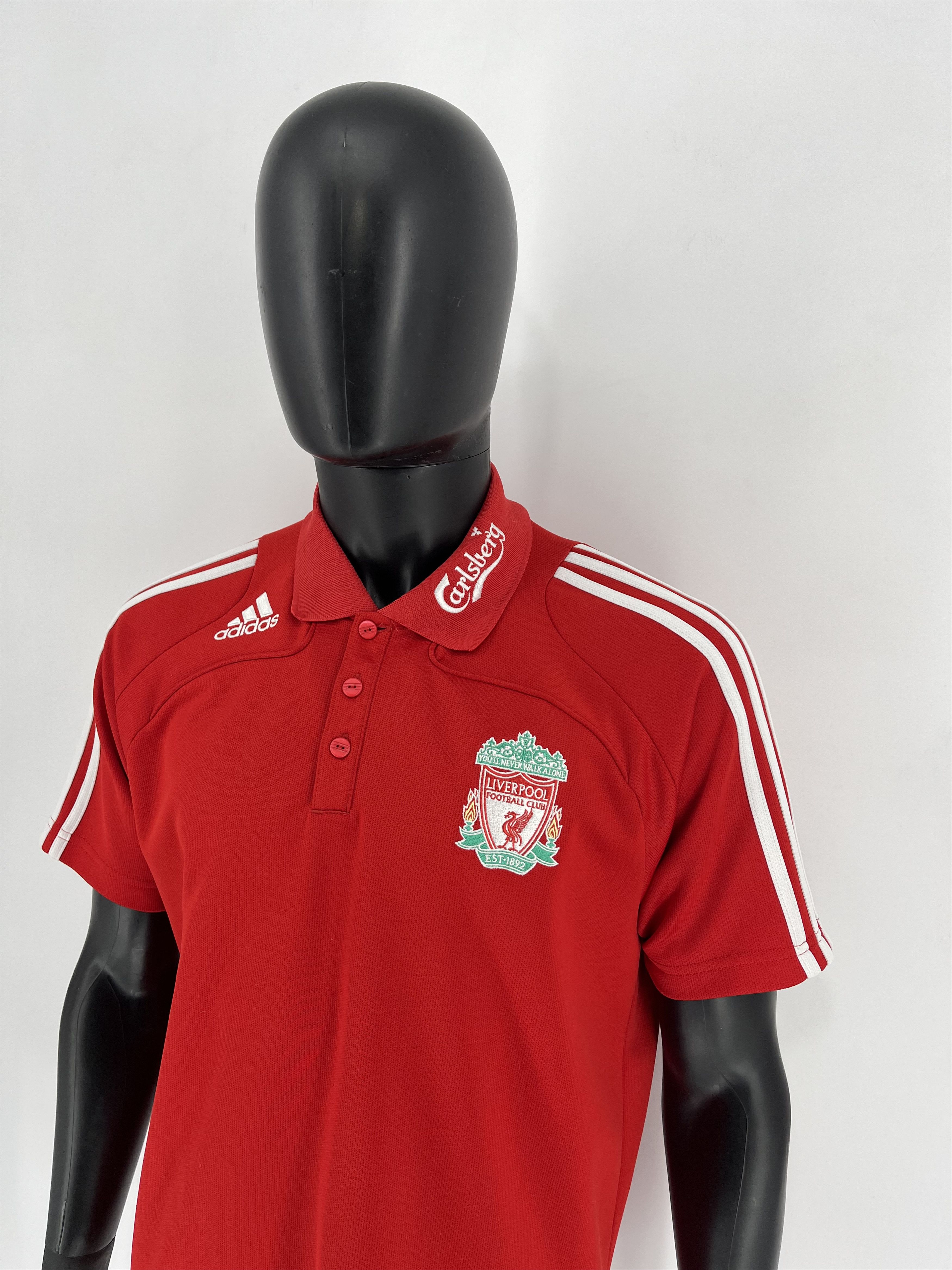 Vintage Vintage 2007-2008 Liverpool FC Home Jersey by Adidas Size US L / EU 52-54 / 3 - 4 Thumbnail
