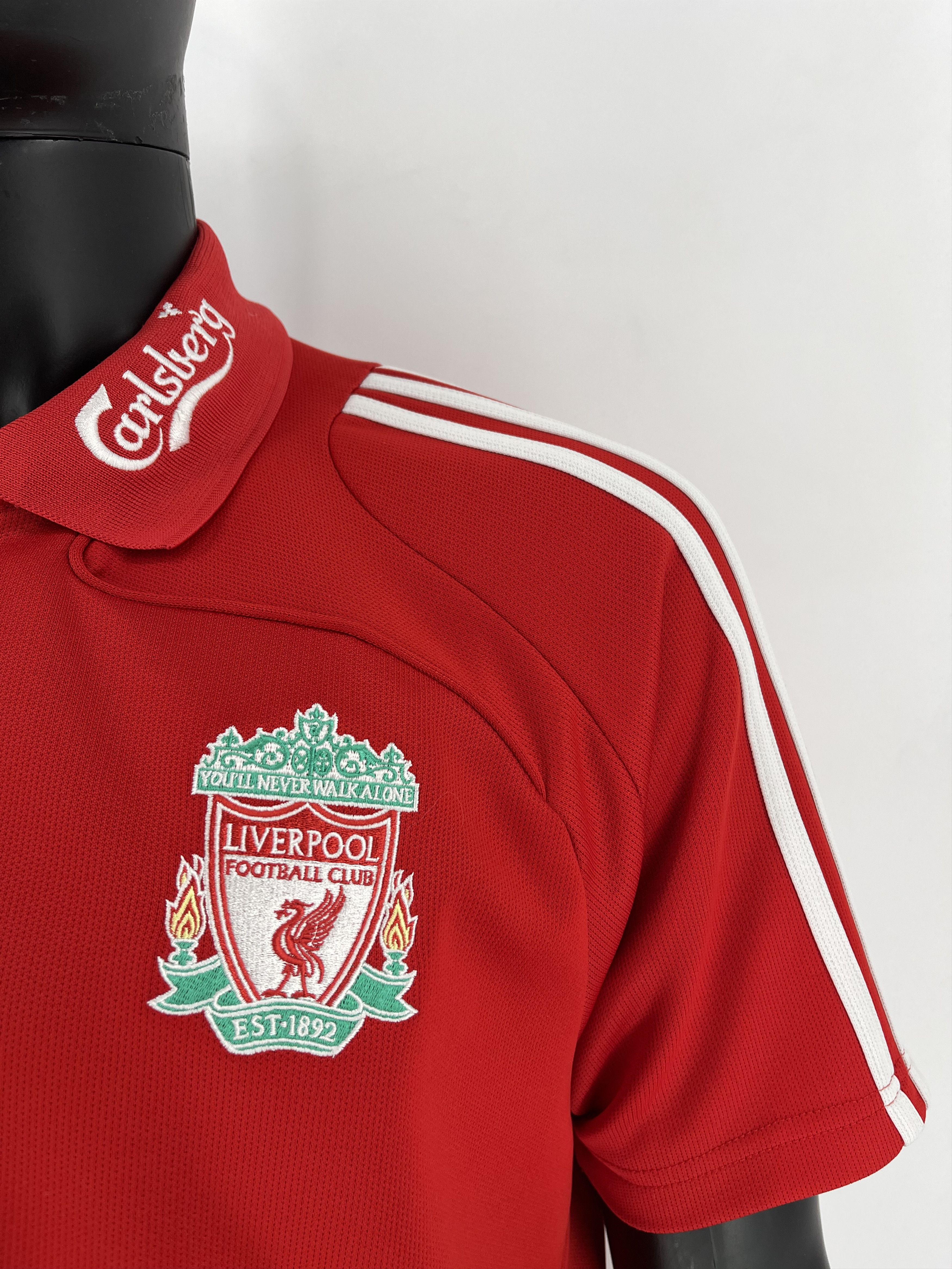 Vintage Vintage 2007-2008 Liverpool FC Home Jersey by Adidas Size US L / EU 52-54 / 3 - 5 Thumbnail