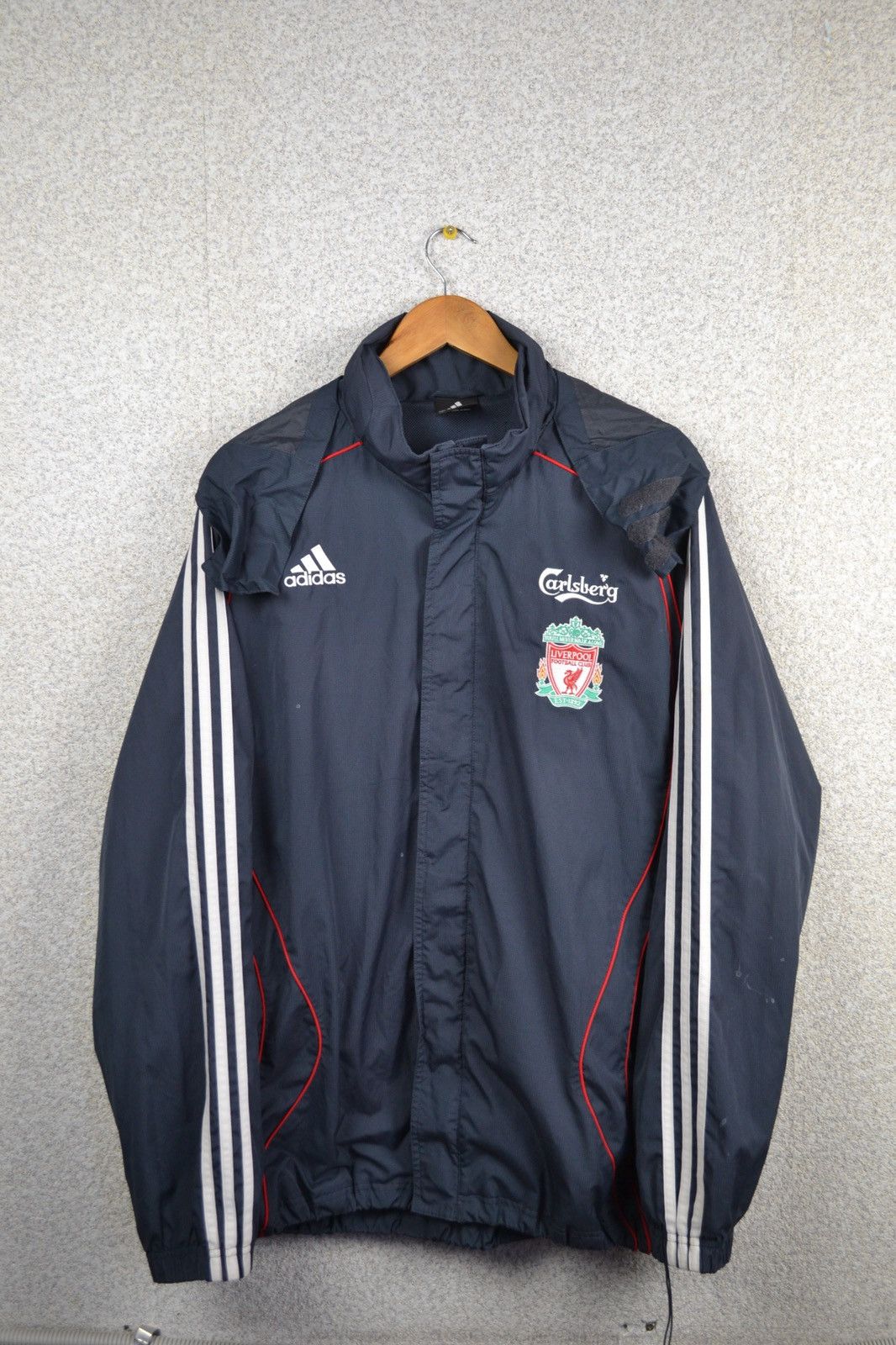 Liverpool retro adidas jacket hot sale