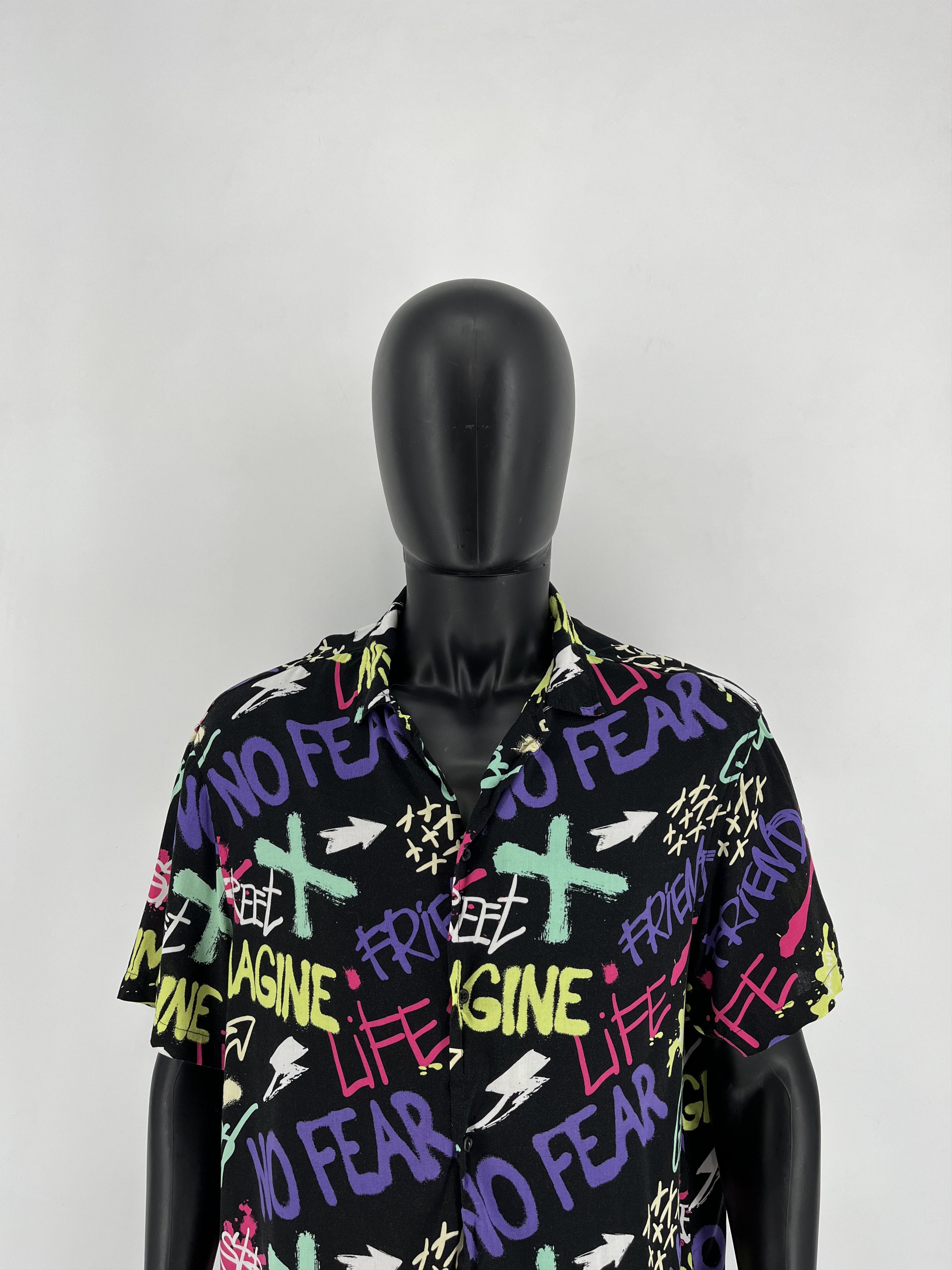 Vintage Vintage Art Streetwear Hawaiian Travis Scott style Size US XXL / EU 58 / 5 - 1 Thumbnail