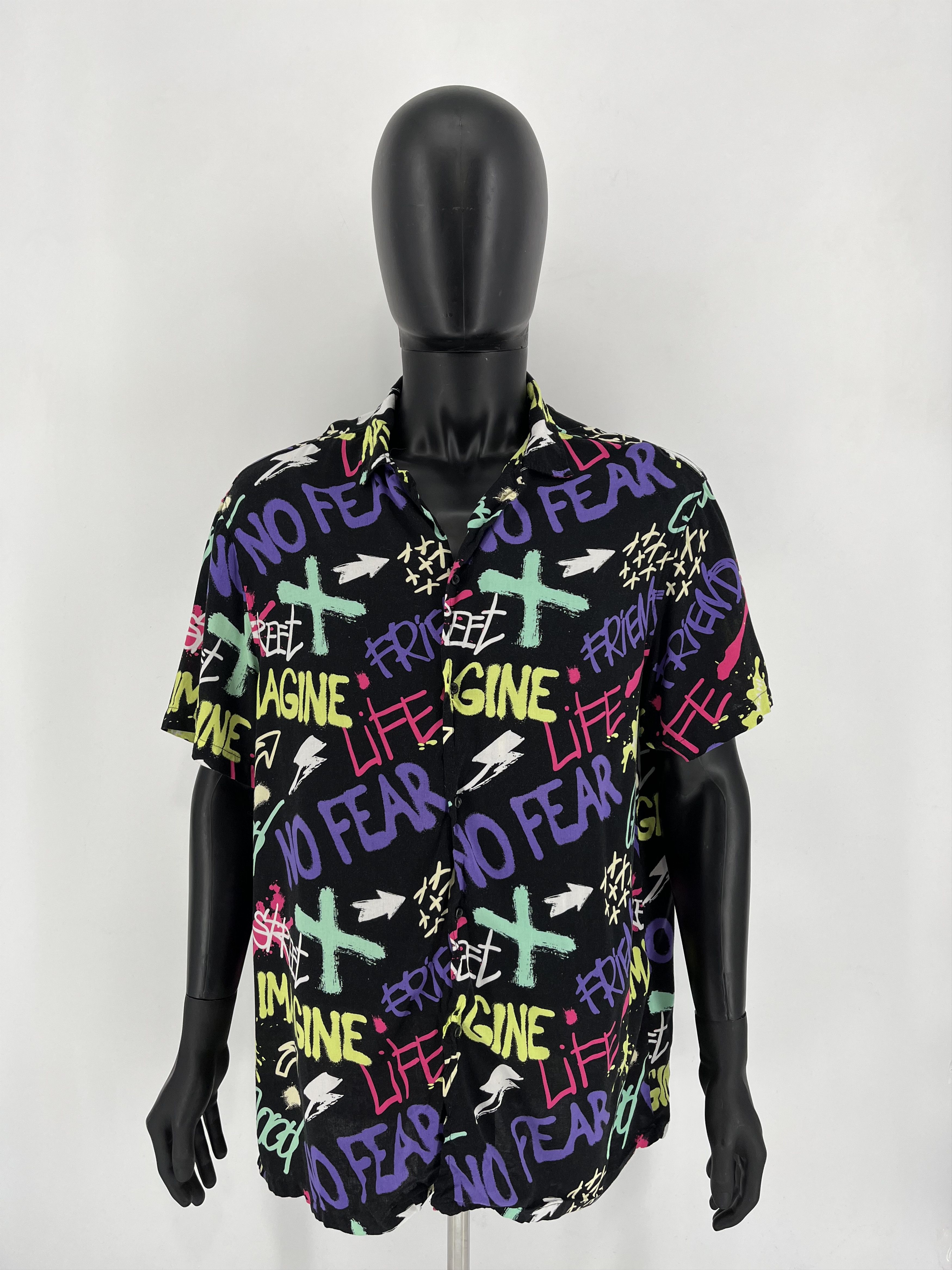 Vintage Vintage Art Streetwear Hawaiian Travis Scott style Size US XXL / EU 58 / 5 - 3 Thumbnail