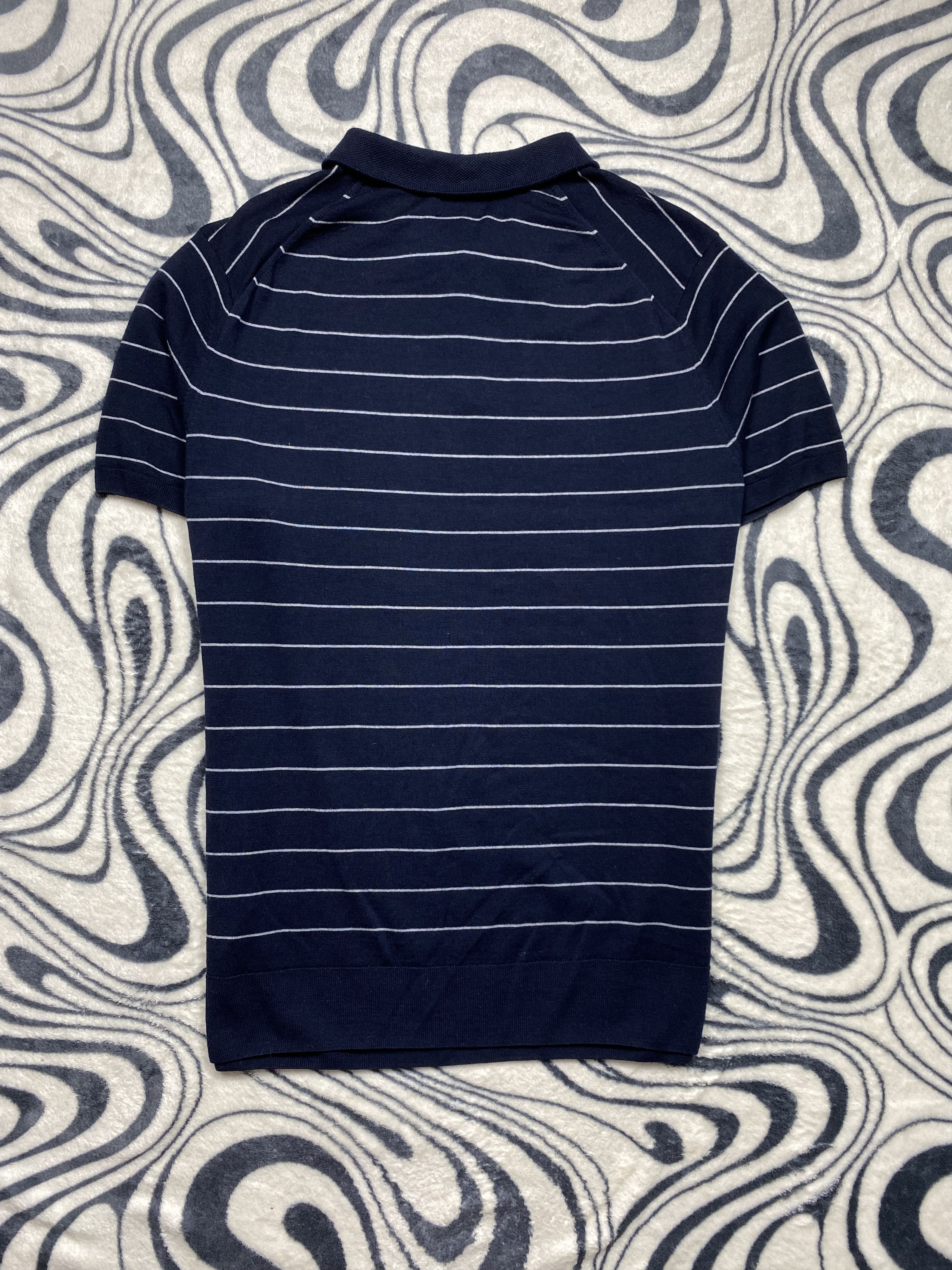 Oliver Sweeney × Vintage Oliver Sweeney Vintage Mens Wool Polo Shirt Y2K Size US L / EU 52-54 / 3 - 5 Thumbnail
