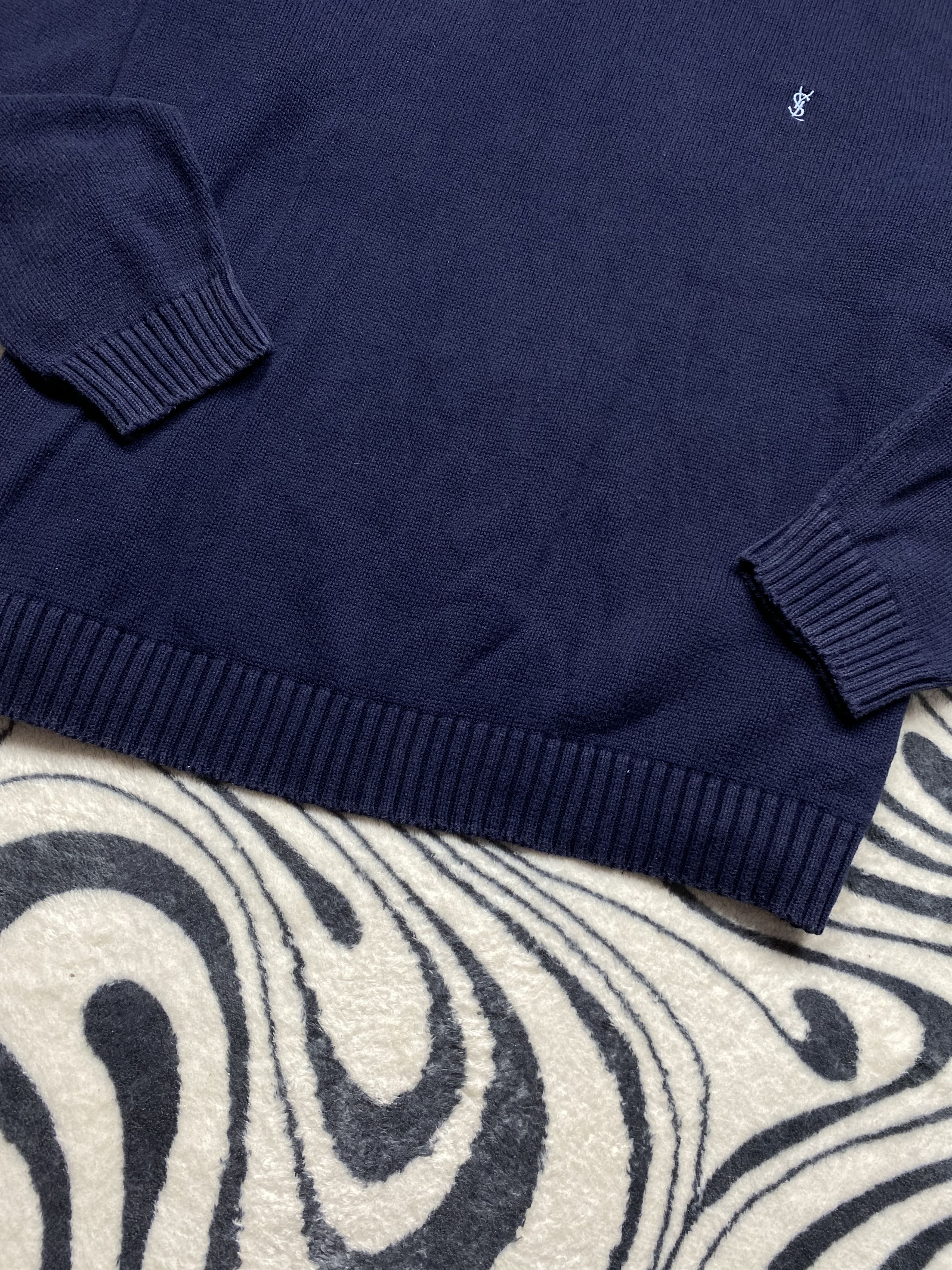 Yves Saint Laurent Yves Saint Laurent YSL Vintage Mens Knit Sweater Y2K Size US XL / EU 56 / 4 - 3 Thumbnail