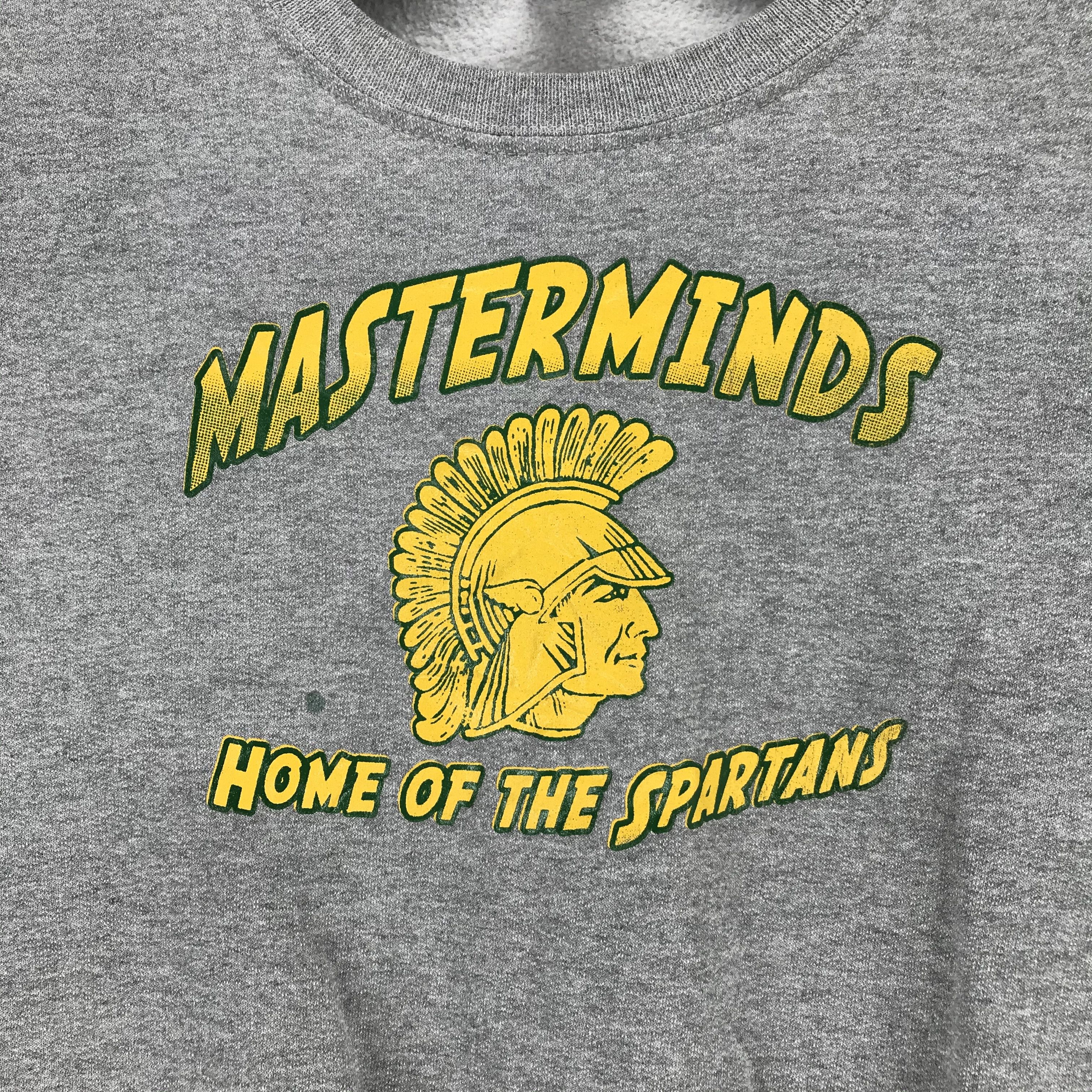 Jerzees MASTERMINDS Home Of The Spartans Sweatshirts #2269-89 Size US M / EU 48-50 / 2 - 3 Thumbnail