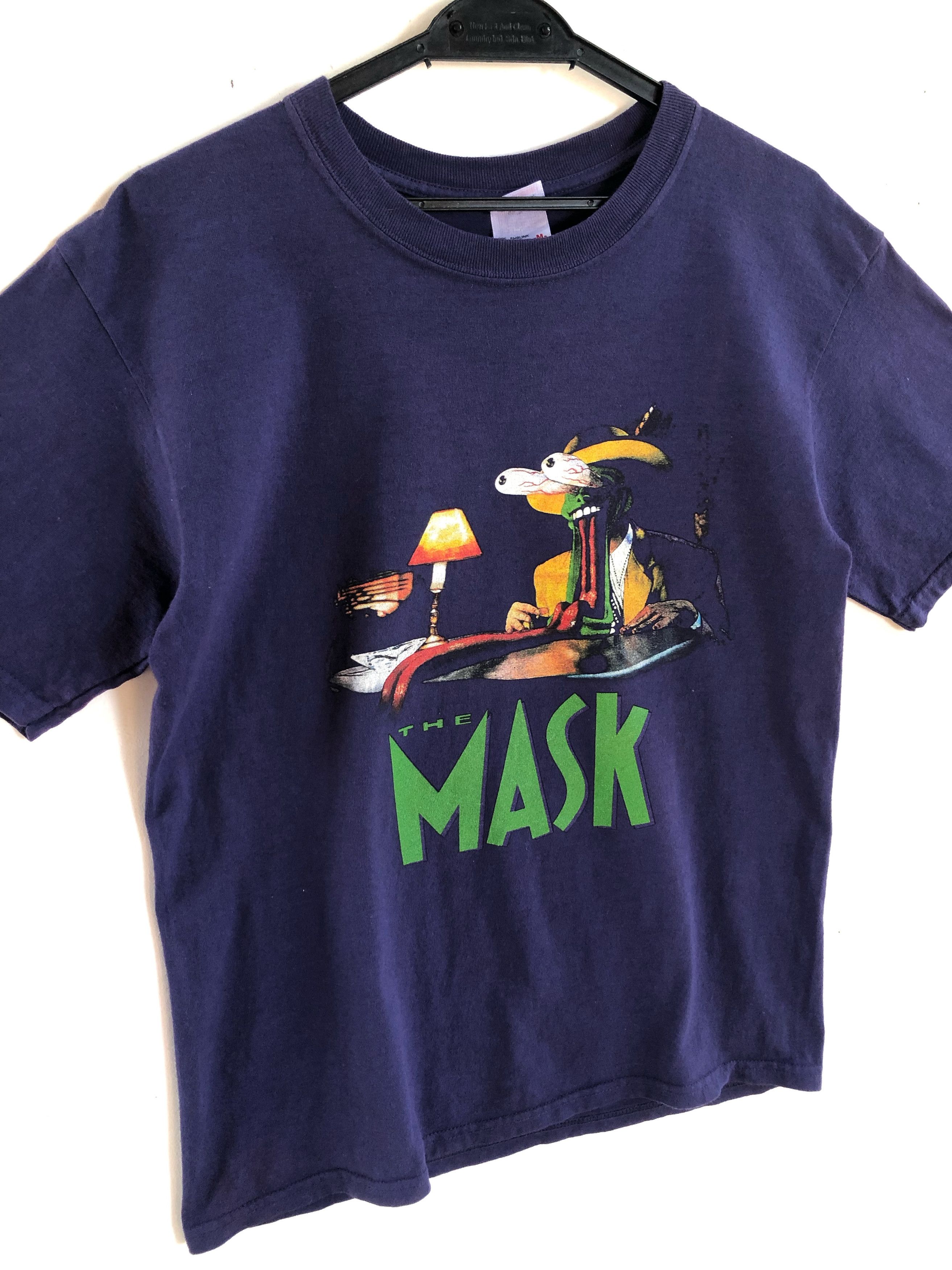Vintage RARE🔥VINTAGE THE MASK JIM CARREY MOVIE TEE Size US M / EU 48-50 / 2 - 5 Thumbnail
