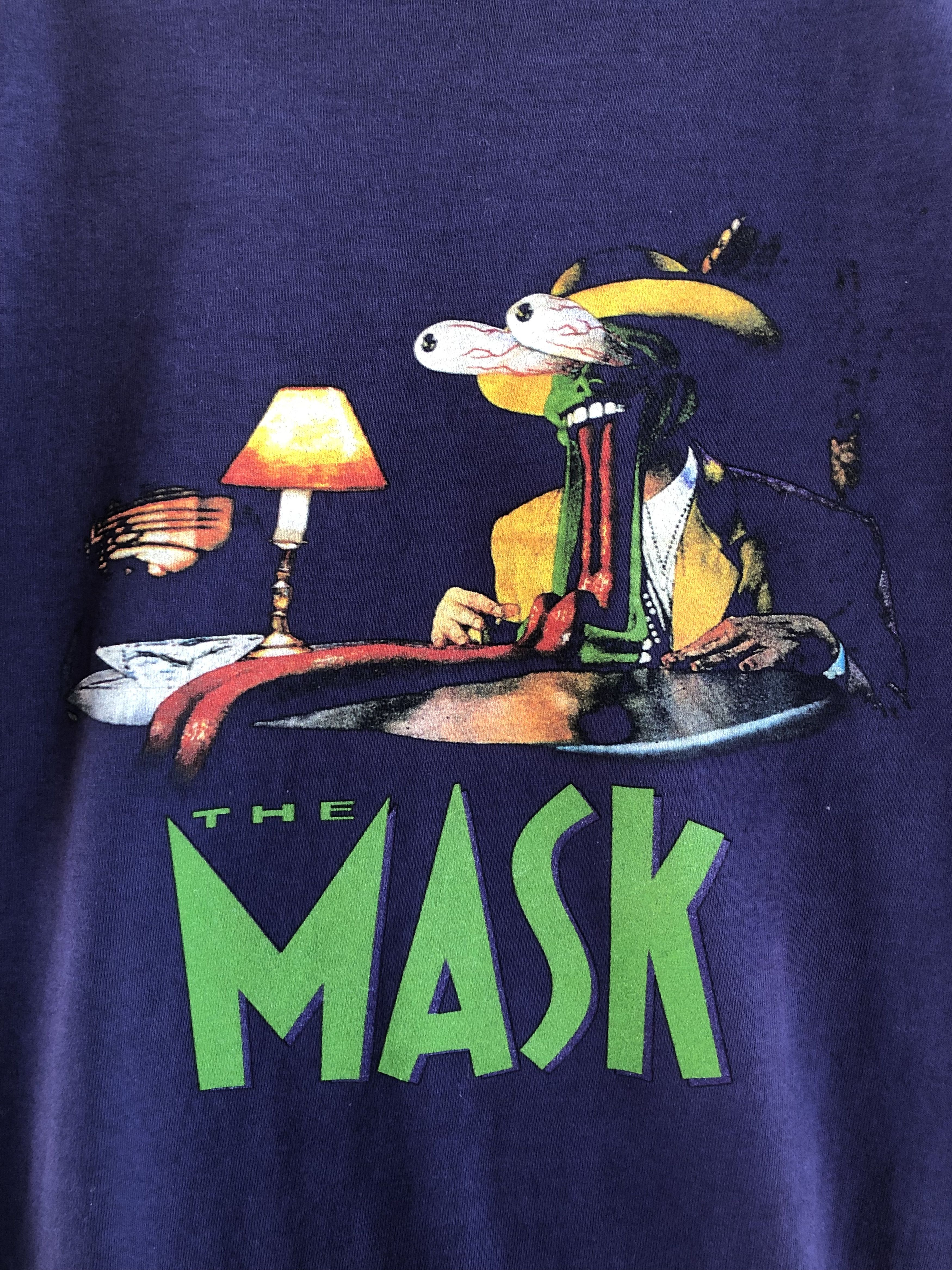 Vintage RARE🔥VINTAGE THE MASK JIM CARREY MOVIE TEE Size US M / EU 48-50 / 2 - 6 Thumbnail