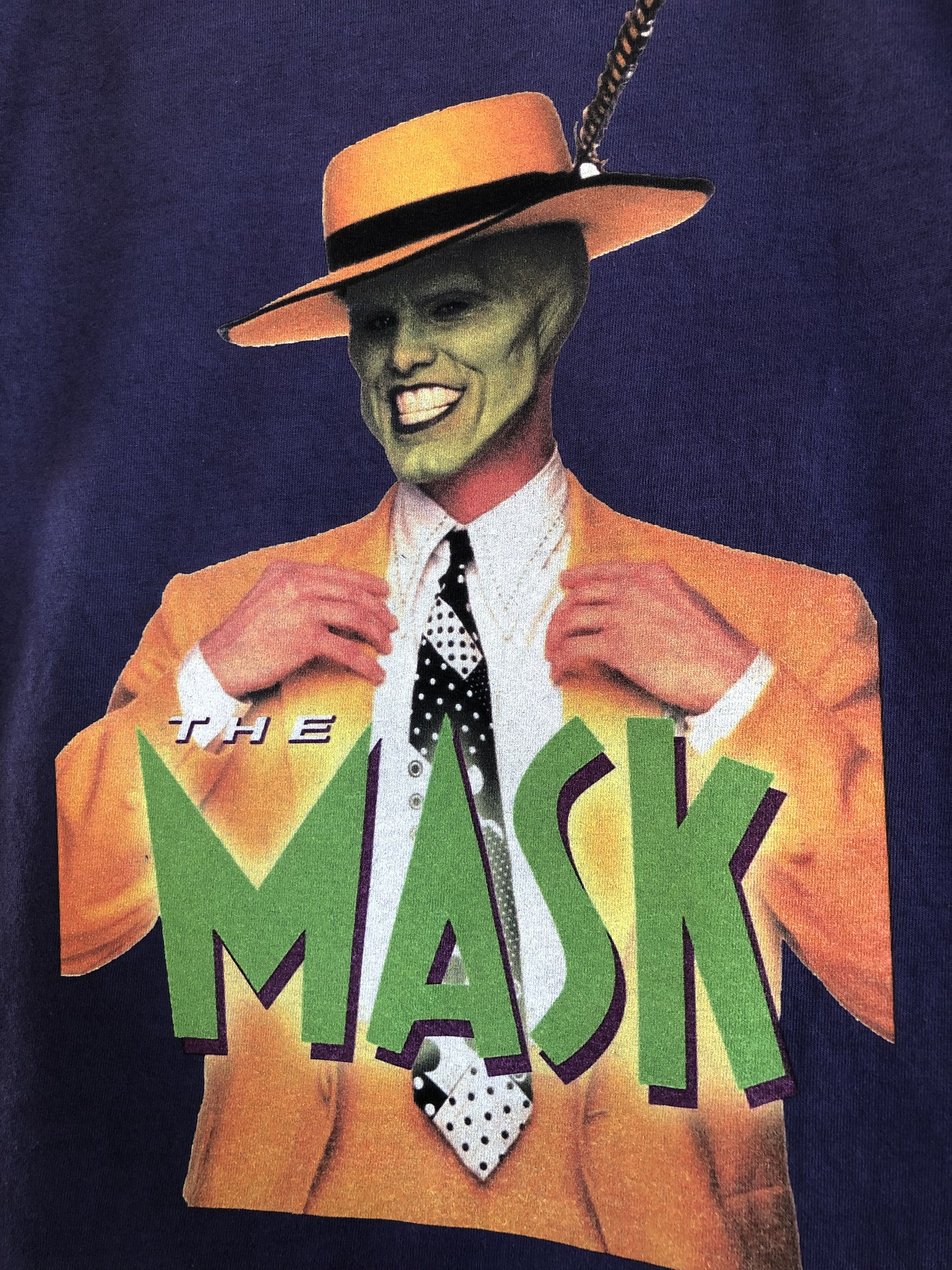 Vintage RARE🔥VINTAGE THE MASK JIM CARREY MOVIE TEE Size US M / EU 48-50 / 2 - 9 Thumbnail