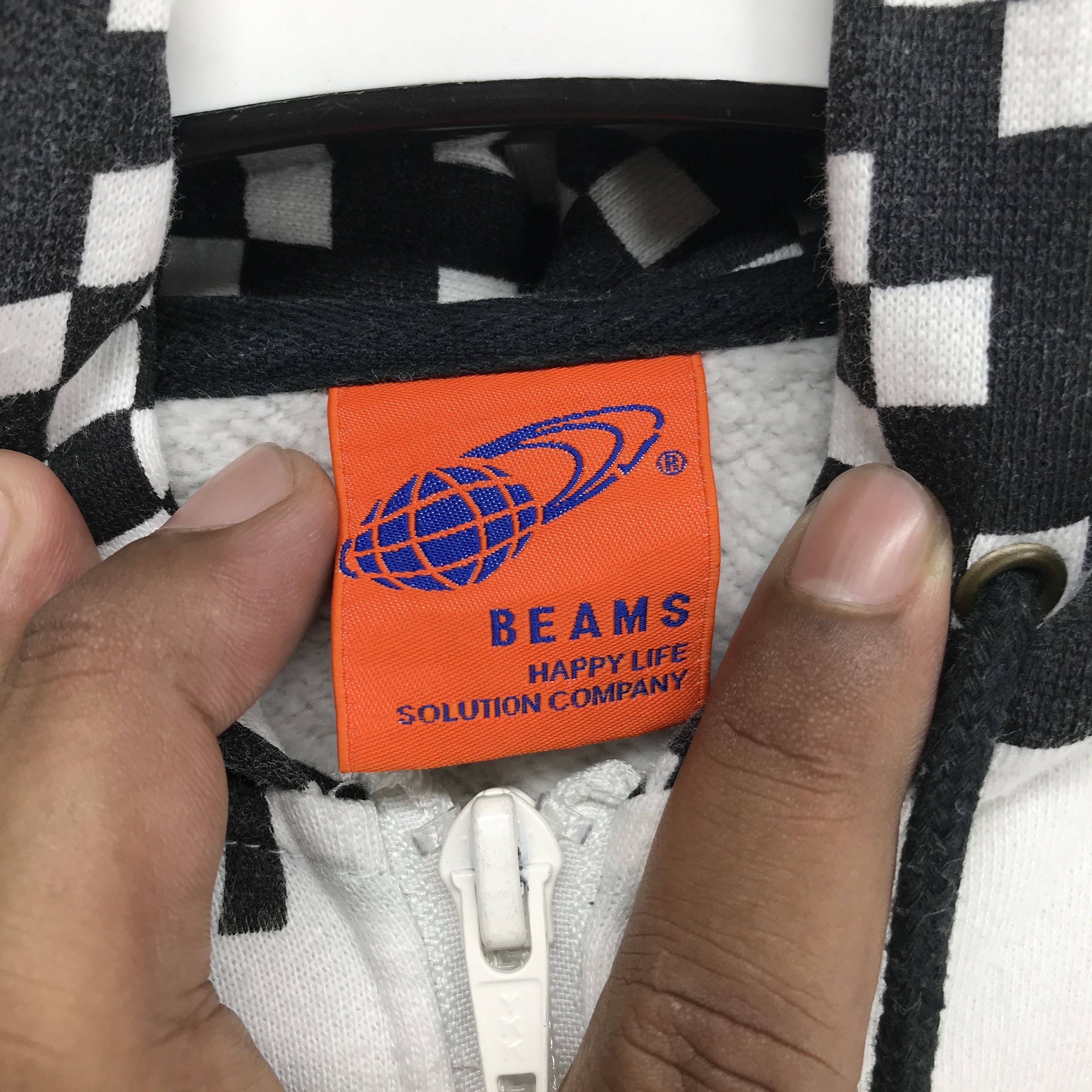 Beams Player Fullprint Chest Board Sleeve Hoodies #2411-89