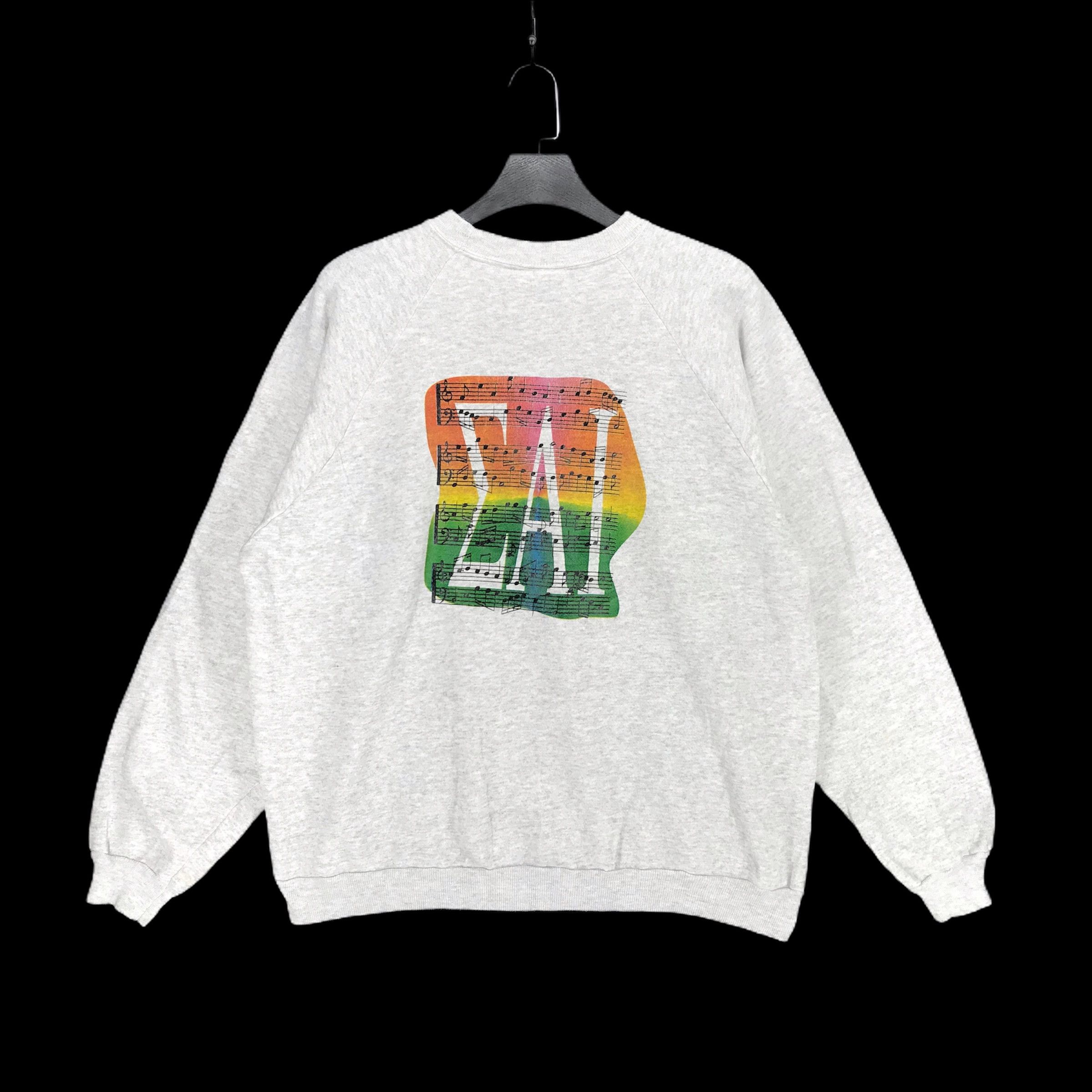 Hanes 94-95' ALPHA ZETA EAI Music Note Logo Sweatshirt #2245-88 Size US XXL / EU 58 / 5 - 1 Thumbnail