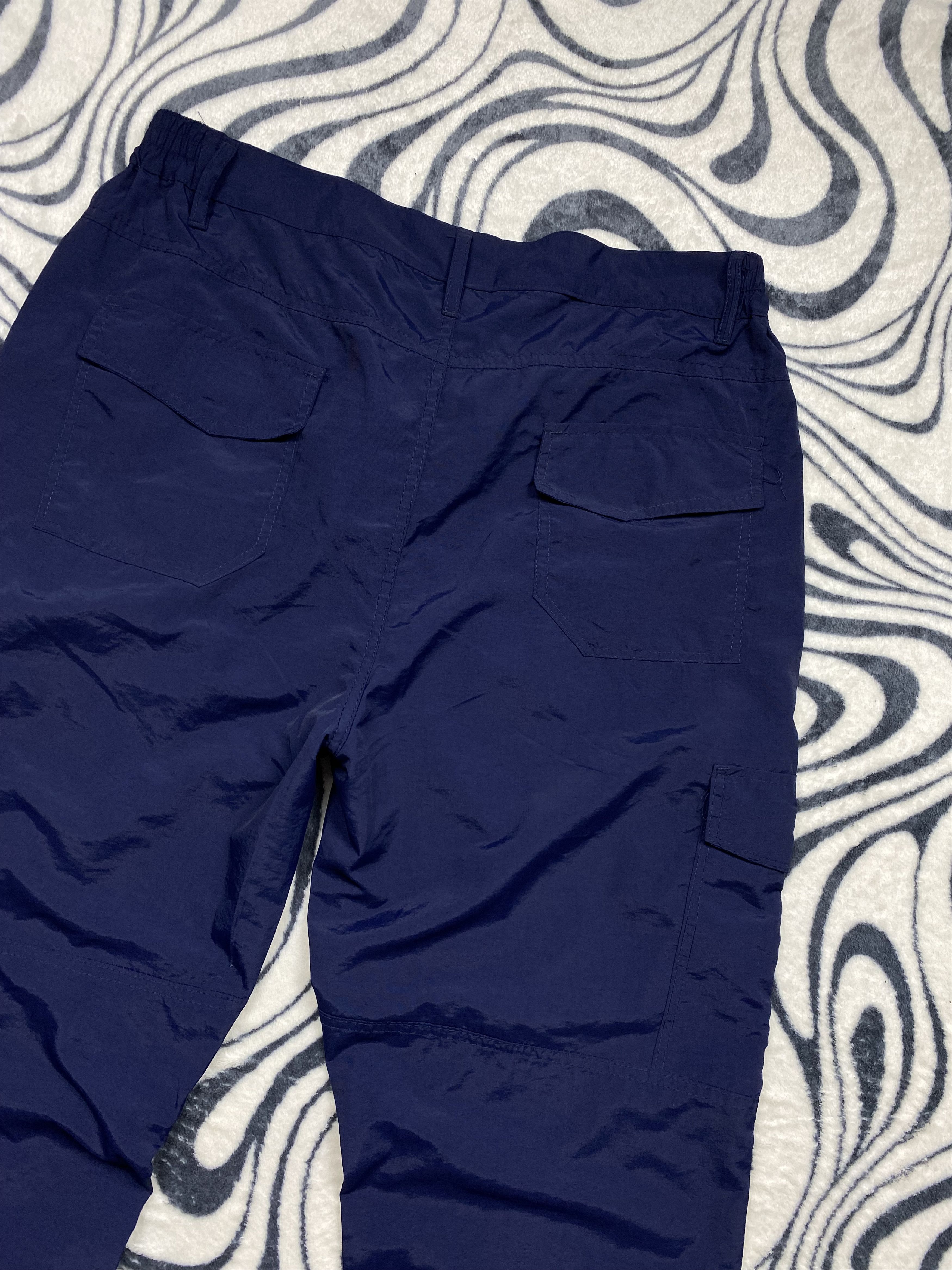20471120 Japanese Vintage Mens Nylon Cargo Pants Y2K Size US 36 / EU 52 - 6 Thumbnail