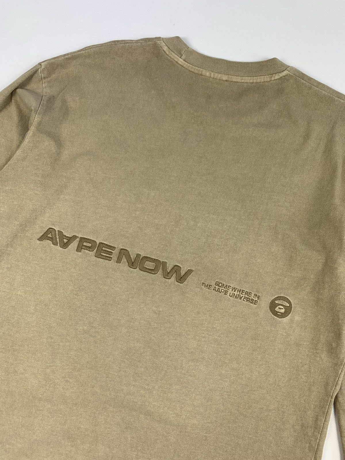 Aape AAPE by A Bathing Ape Overdyed Long Sleeve Tee Size US S / EU 44-46 / 1 - 8 Thumbnail