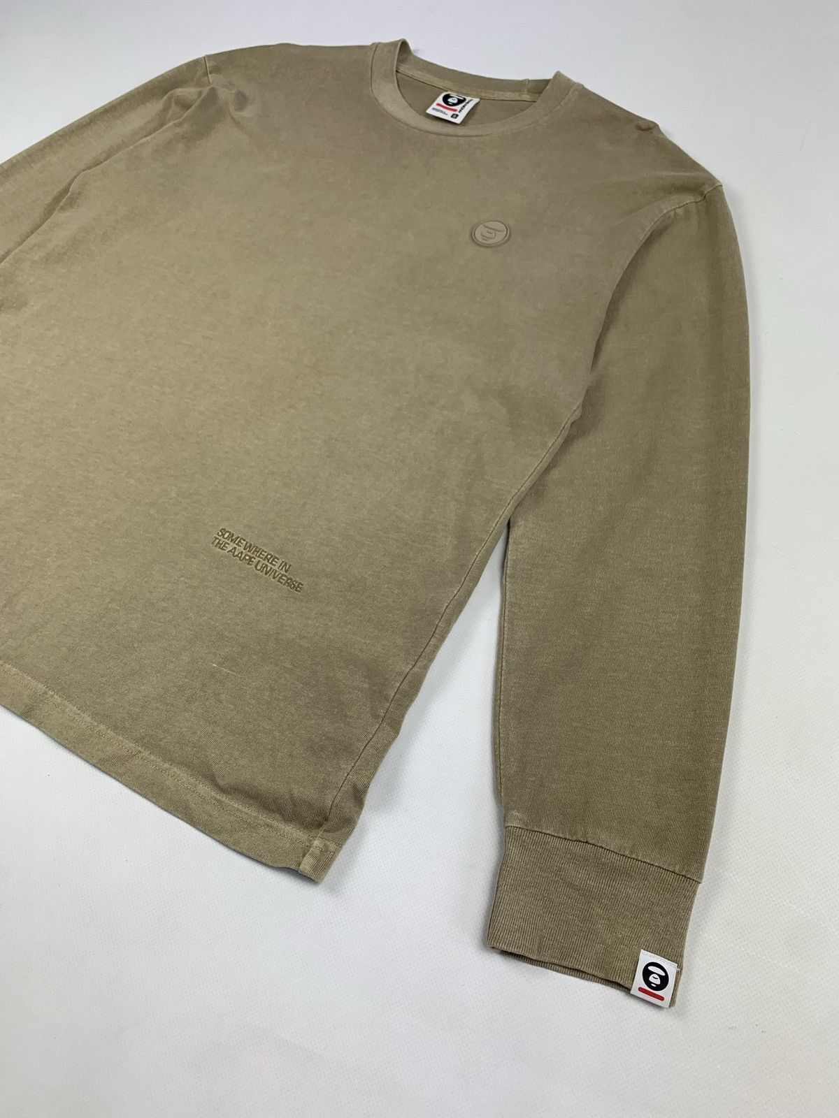 Aape AAPE by A Bathing Ape Overdyed Long Sleeve Tee Size US S / EU 44-46 / 1 - 2 Thumbnail