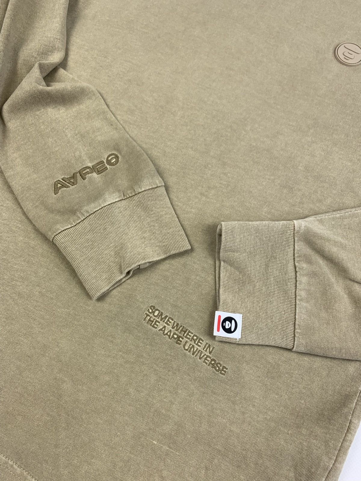 Aape AAPE by A Bathing Ape Overdyed Long Sleeve Tee Size US S / EU 44-46 / 1 - 4 Thumbnail