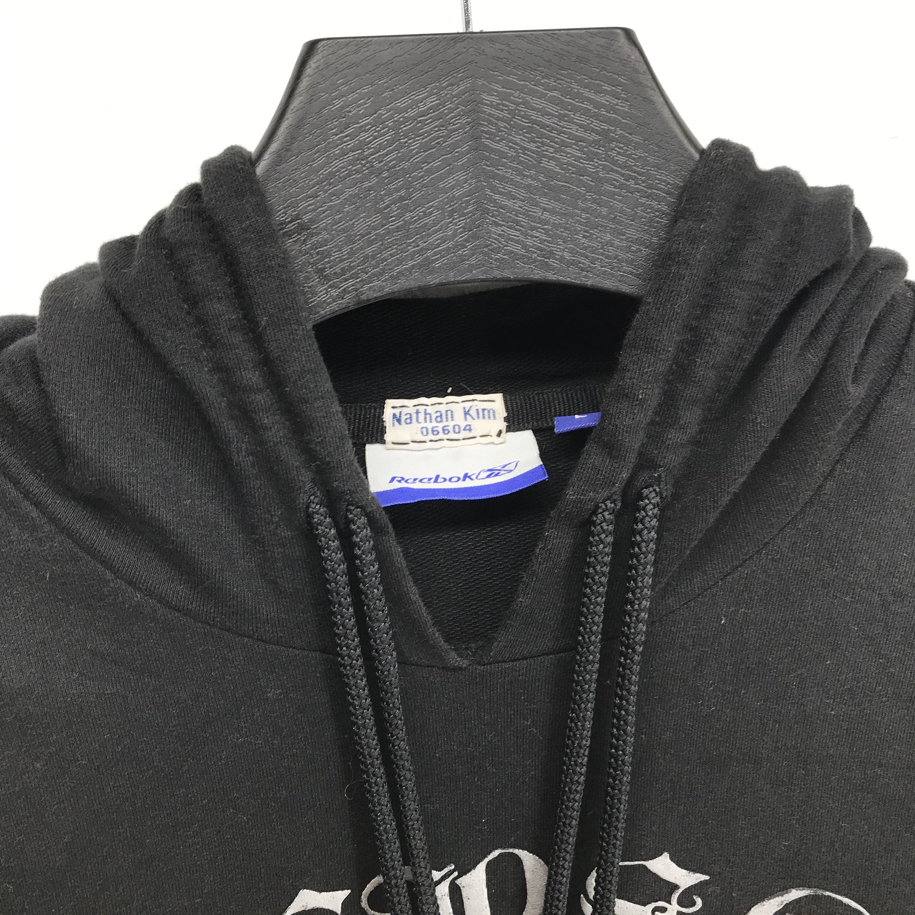 Reebok Reebok X Nathan Kim Huerson 3 Big Logo Hoodies #2414-89 Size US L / EU 52-54 / 3 - 2 Thumbnail